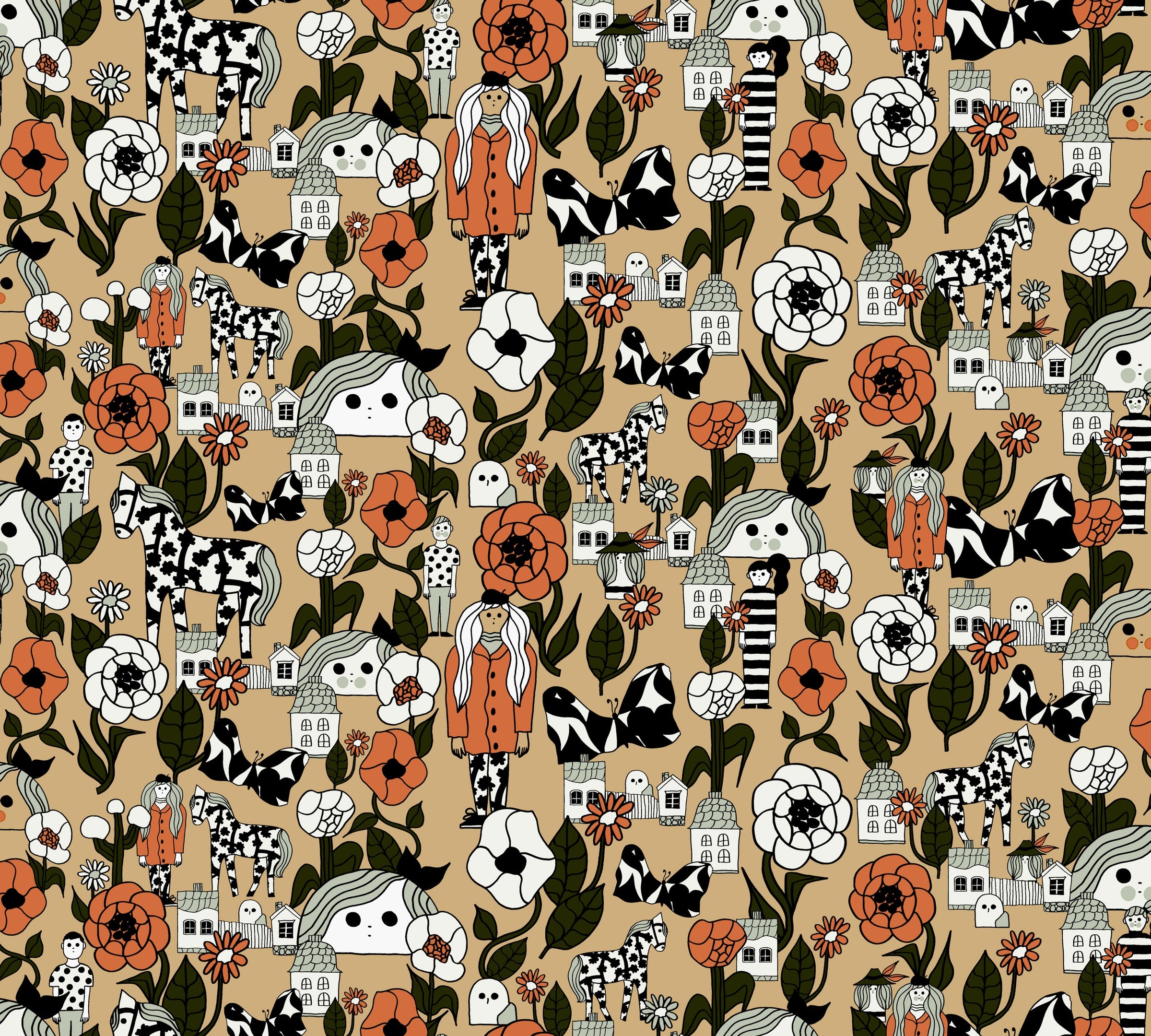 Hookedonwalls Marimekko Volume 06 Marikyla 25165 behang