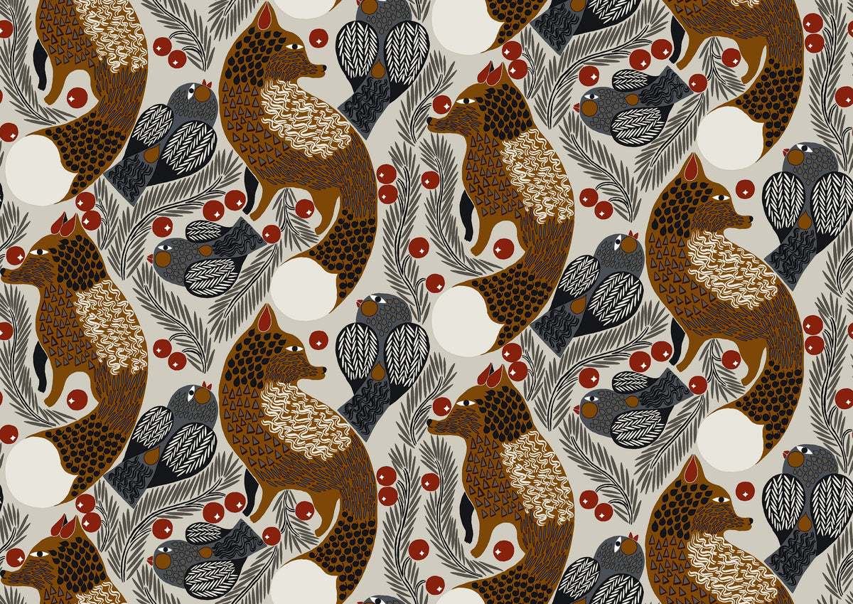 Hookedonwalls Marimekko Volume 06 Ketunmarja 25175 behang