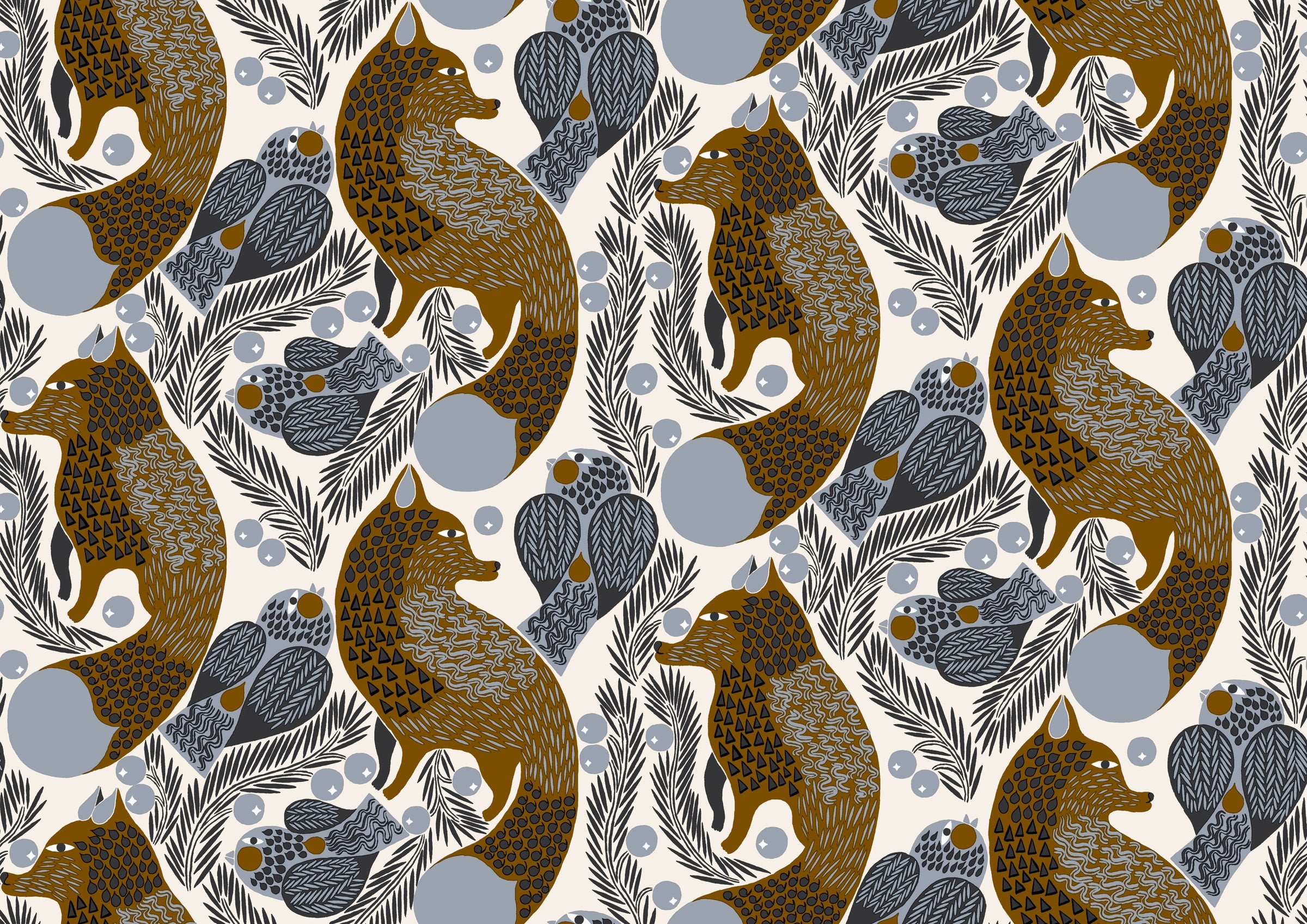 Hookedonwalls Marimekko Volume 06 Ketunmarja 25176 behang