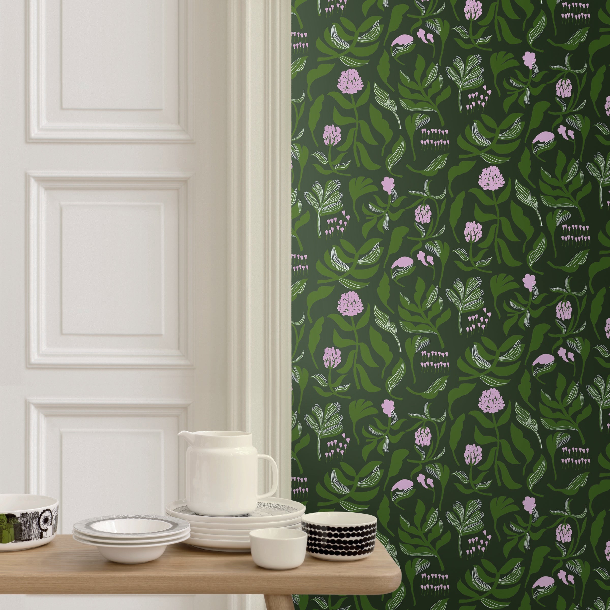 Hookedonwalls Marimekko Volume 06 Kasvio 25190 behang sfeerbeeld