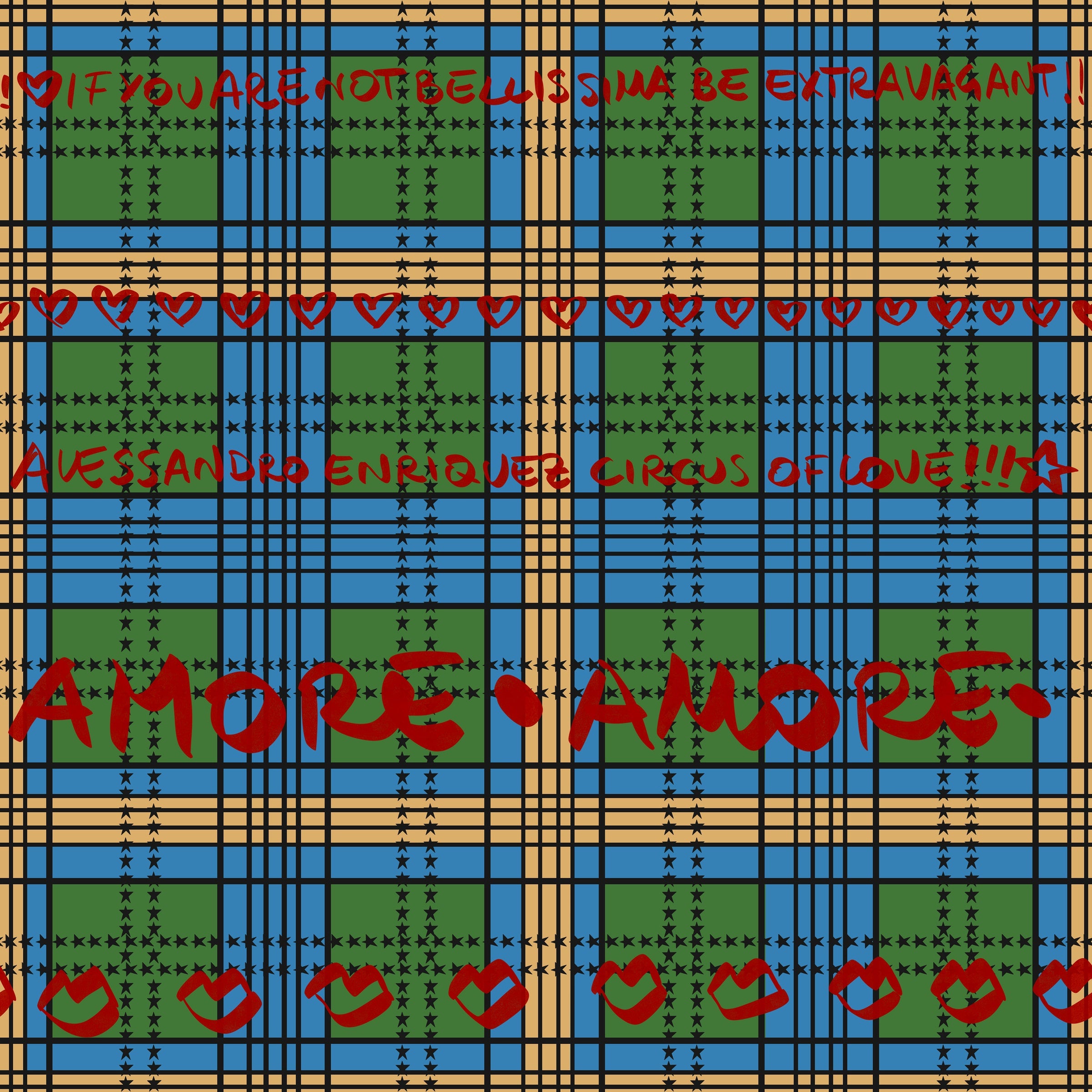 Hookedonwalls Enriquezland Amore Check 25513 behang
