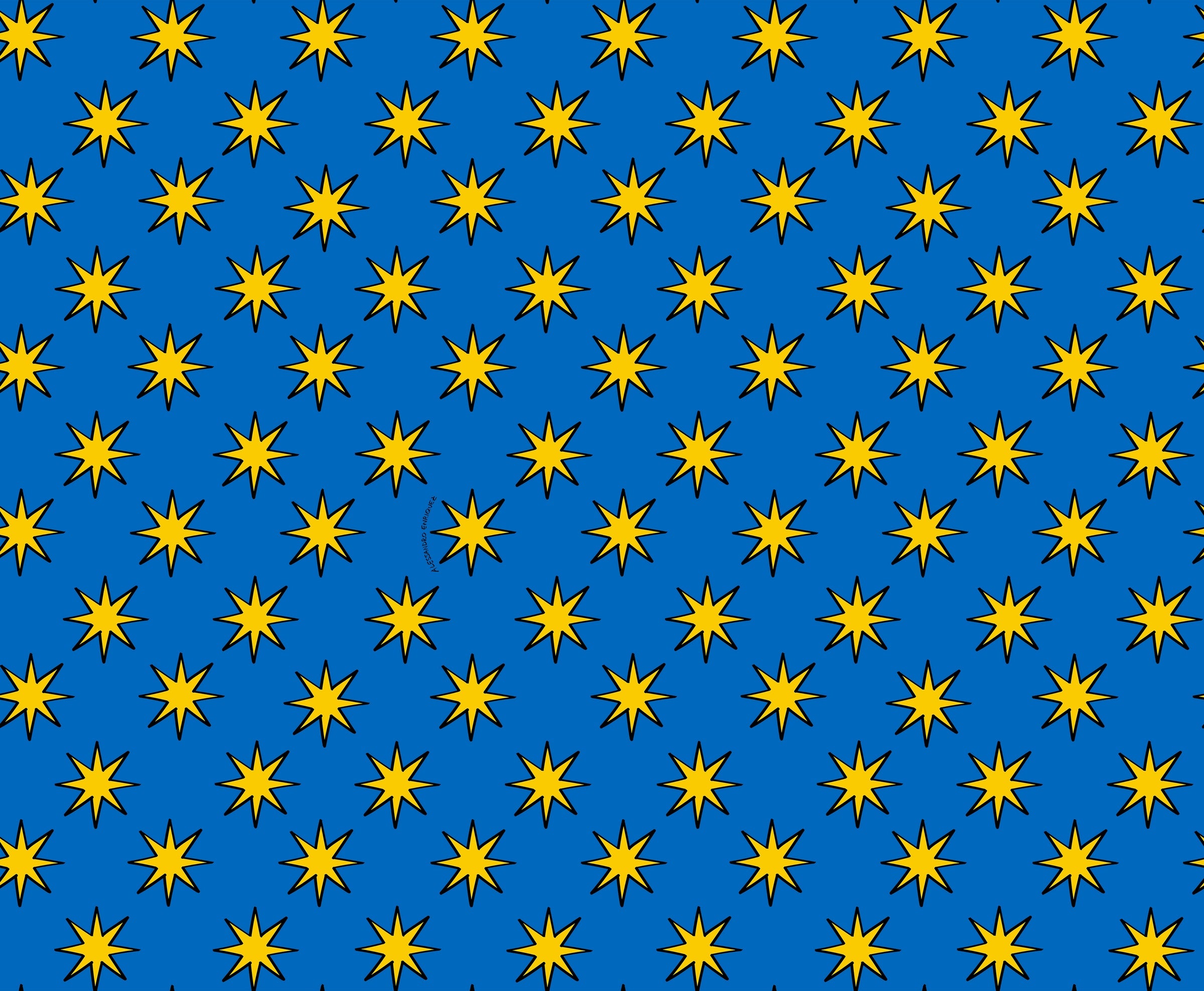 Hookedonwalls Enriquezland Stelle 25519 behang