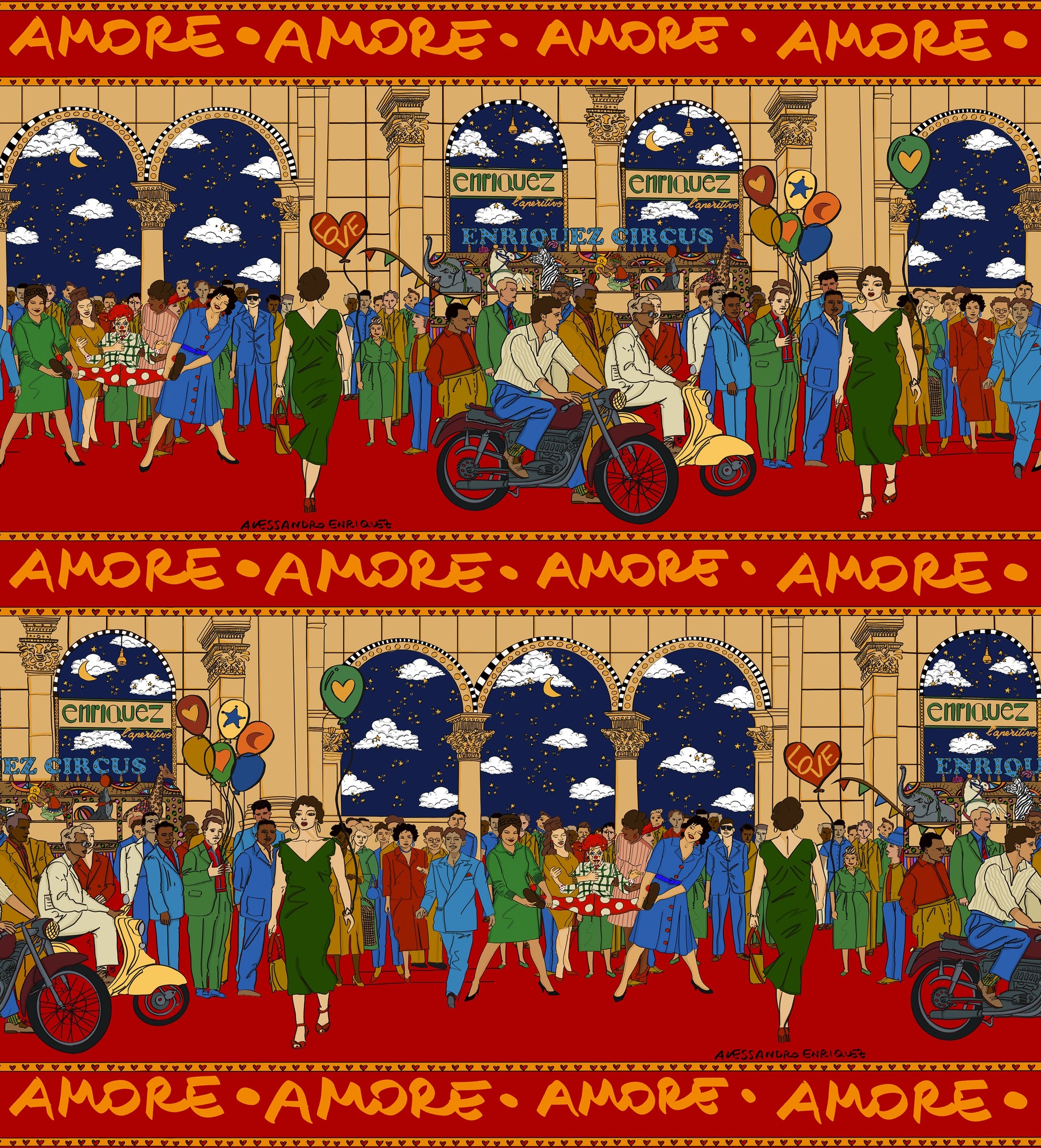 Hookedonwalls Enriquezland Milano 25520 behang