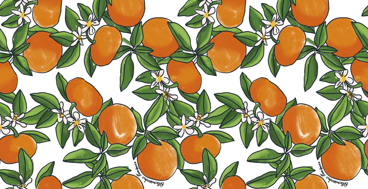 Hookedonwalls Enriquezland Tangerine 25540 behang