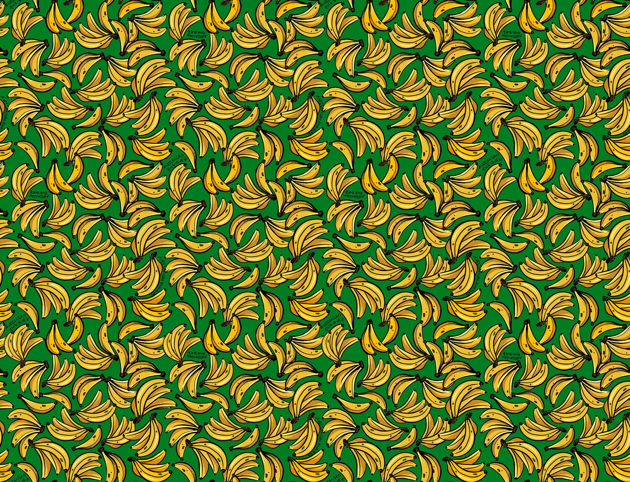 Hookedonwalls Enriquezland Banane 25541 behang