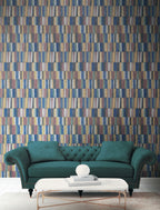 Hookedonwalls Academy Ritter Tiles 25610 behang sfeerbeeld