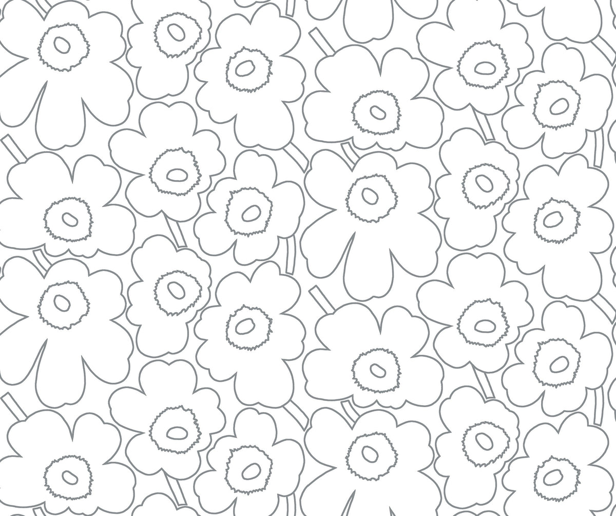 Hookedonwalls Marimekko Volume 07 Piirto Unikko 25916 behang