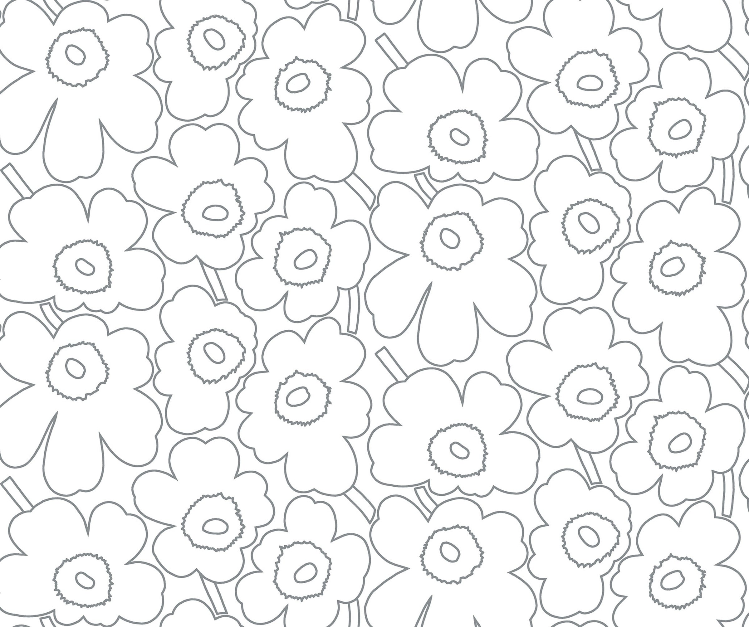 Hookedonwalls Marimekko Volume 07 Piirto Unikko 25916 behang