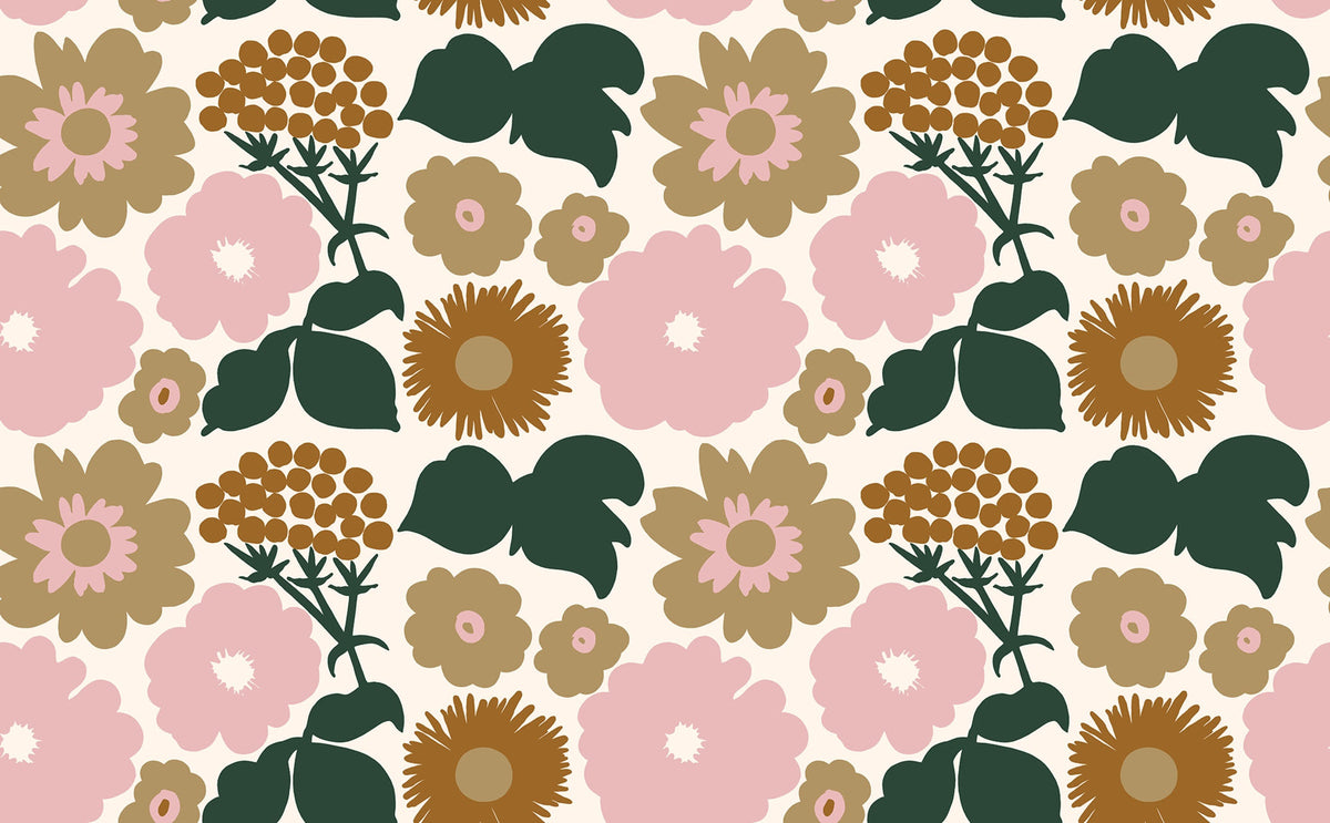 Hookedonwalls Marimekko Volume 07 Kukkatori 25930 behang