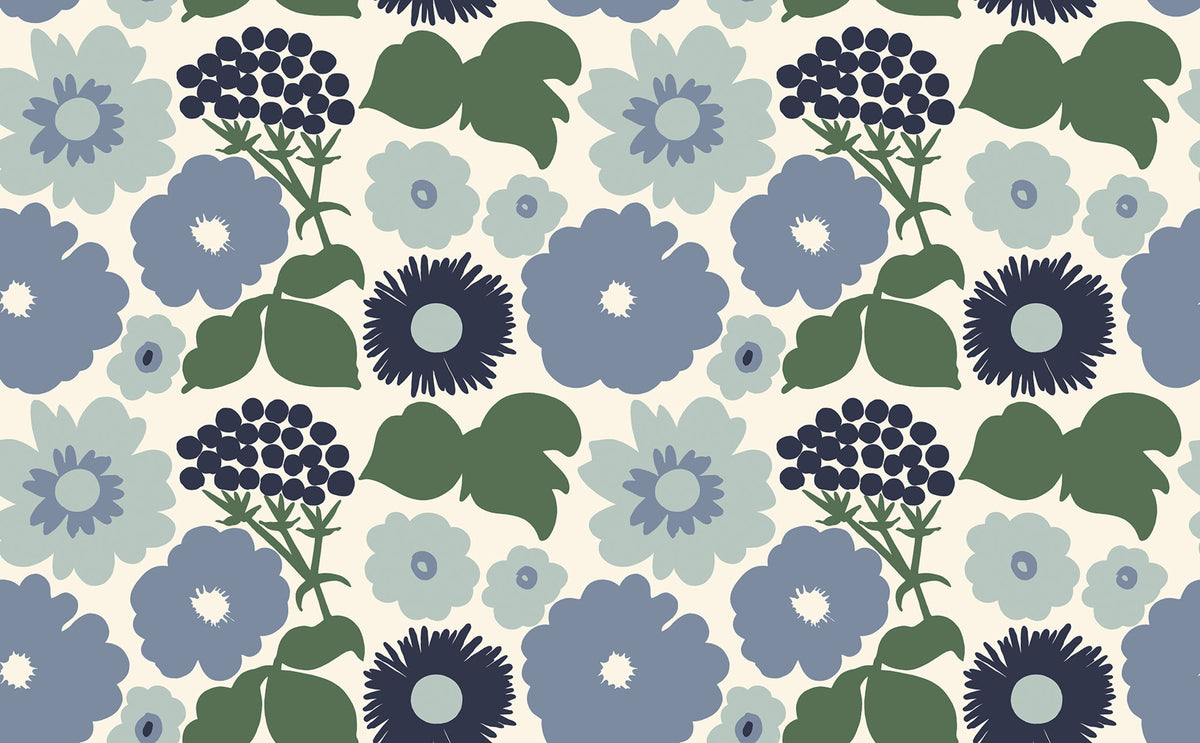 Hookedonwalls Marimekko Volume 07 Kukkatori 25931 behang