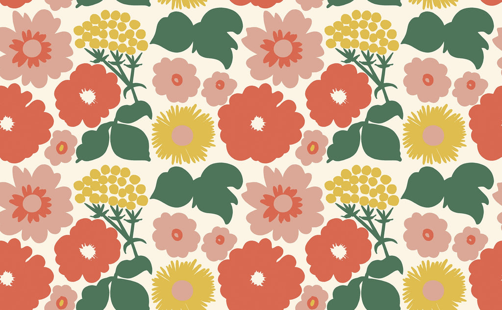 Hookedonwalls Marimekko Volume 07 Kukkatori 25932 behang