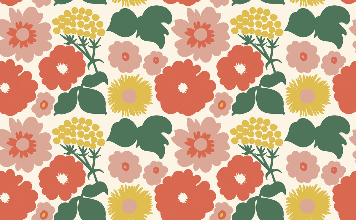 Hookedonwalls Marimekko Volume 07 Kukkatori 25932 behang