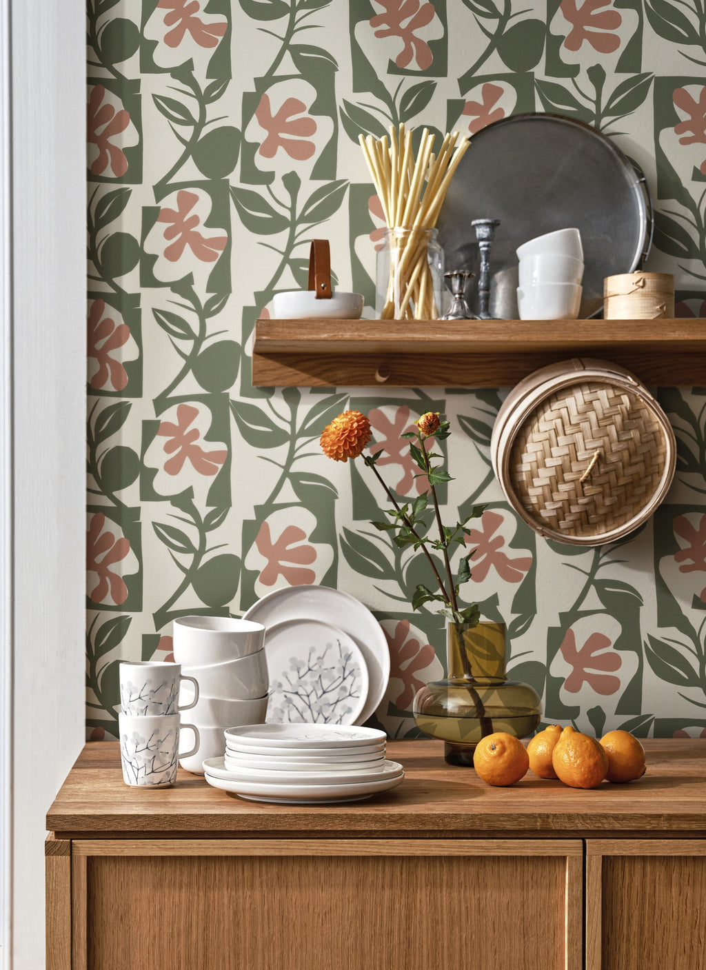 Hookedonwalls Marimekko Volume 07 Pienet Naatit 25947 behang sfeerbeeld