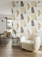 Hookedonwalls Aquarel Joyful 27720 behang sfeerbeeld