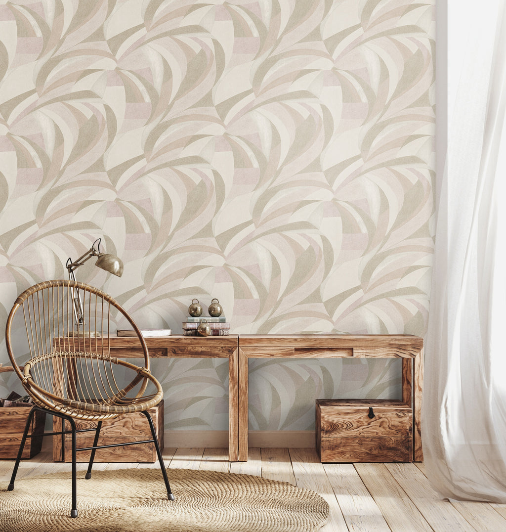 Hookedonwalls Aquarel Swing 27732 behang sfeerbeeld