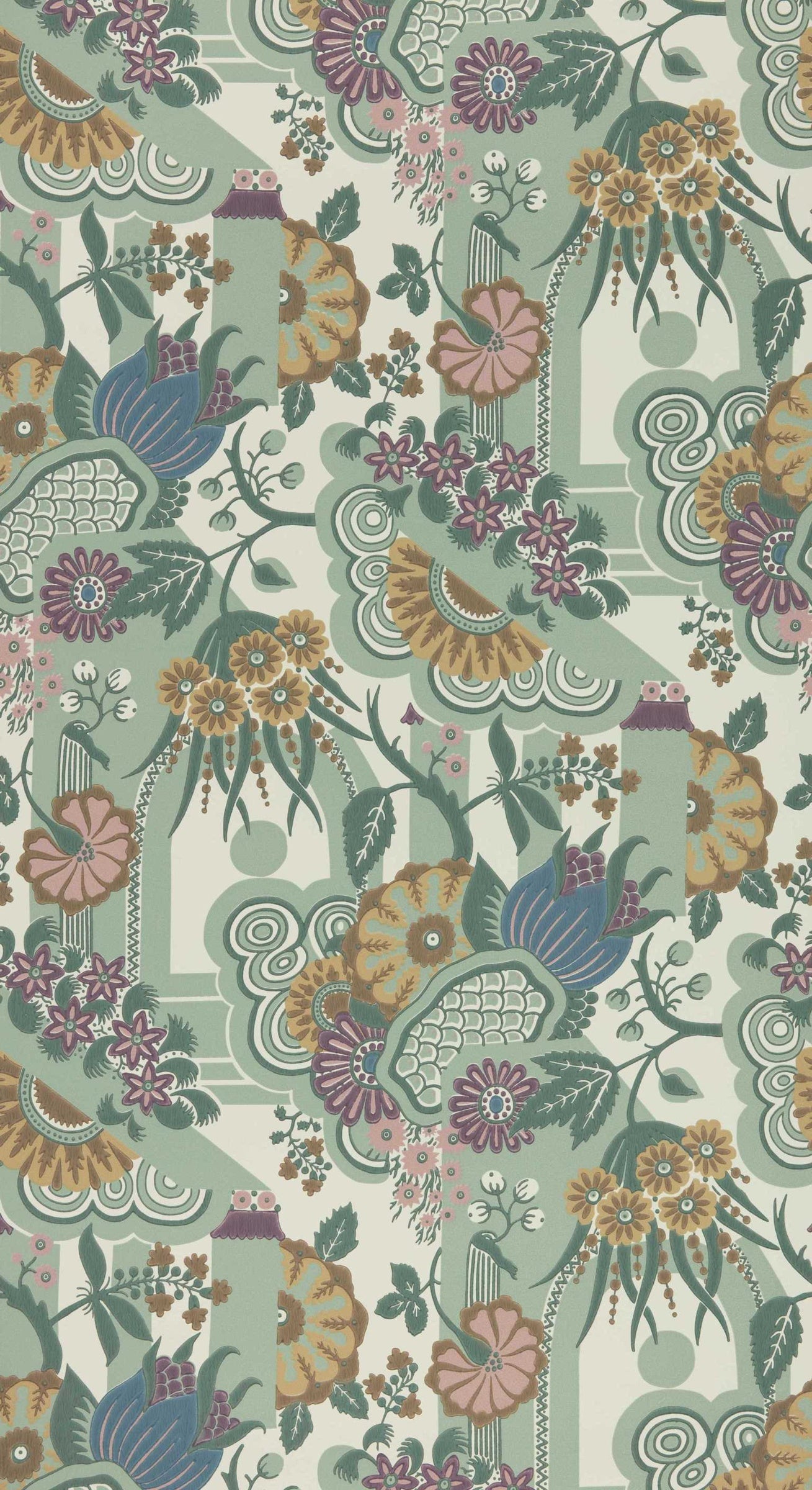 Hookedonwalls Young Traditionals Pineapple Garden 27822 behang