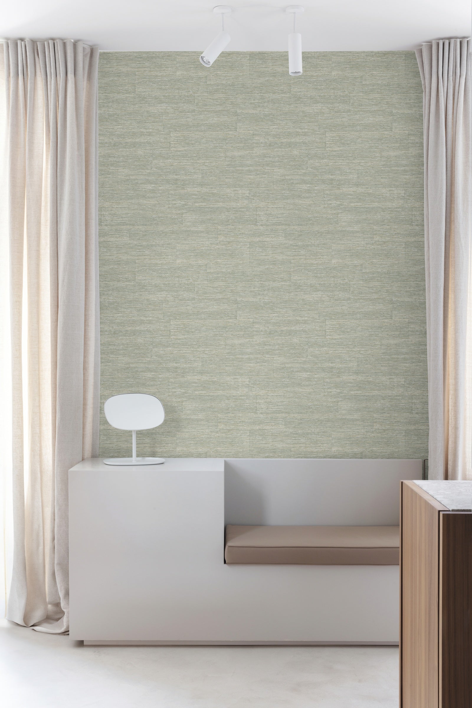 Hookedonwalls Woven Island Nature 28803 behang sfeerbeeld