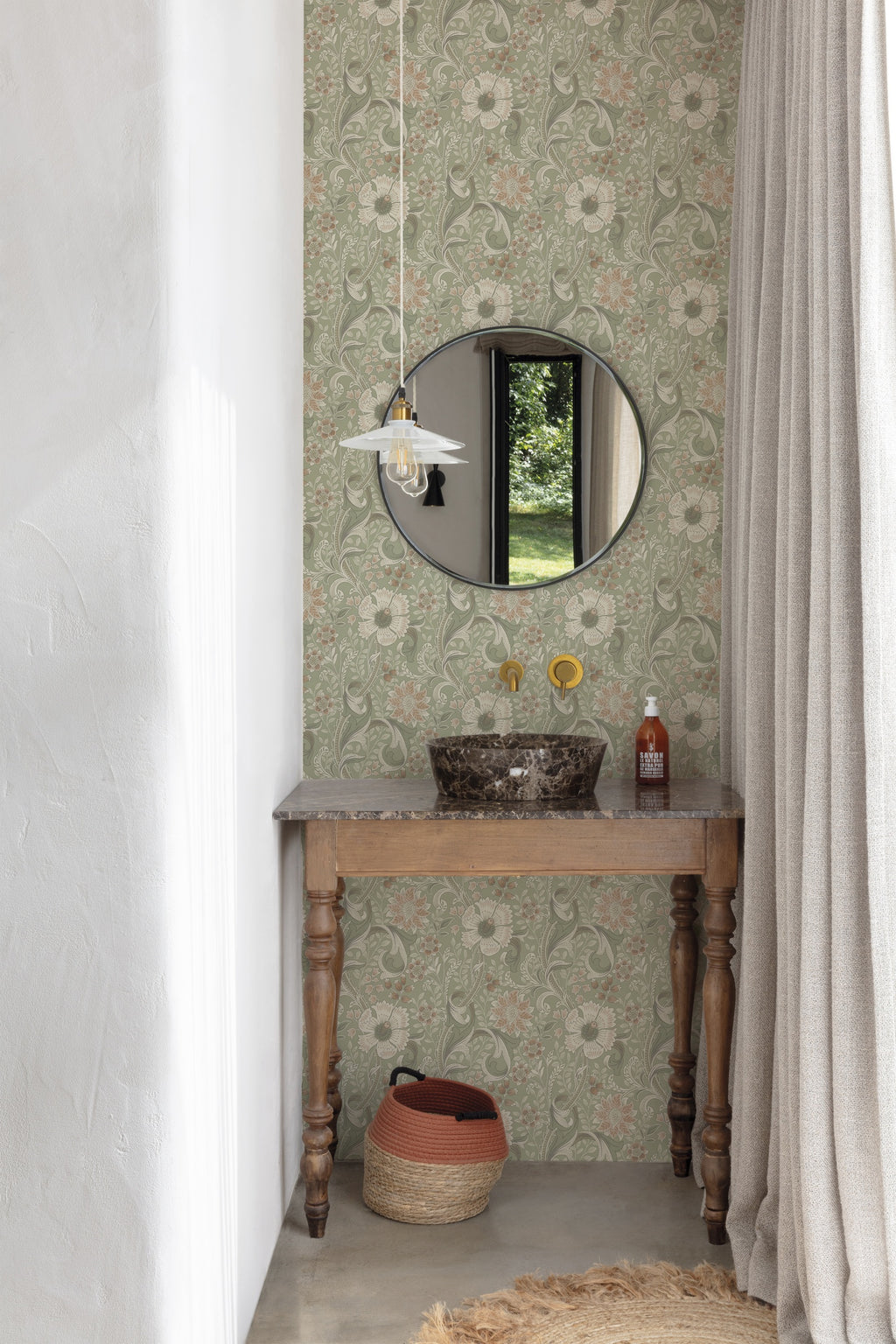 Hookedonwalls Blomkvist Freya 29133 behang sfeerbeeld