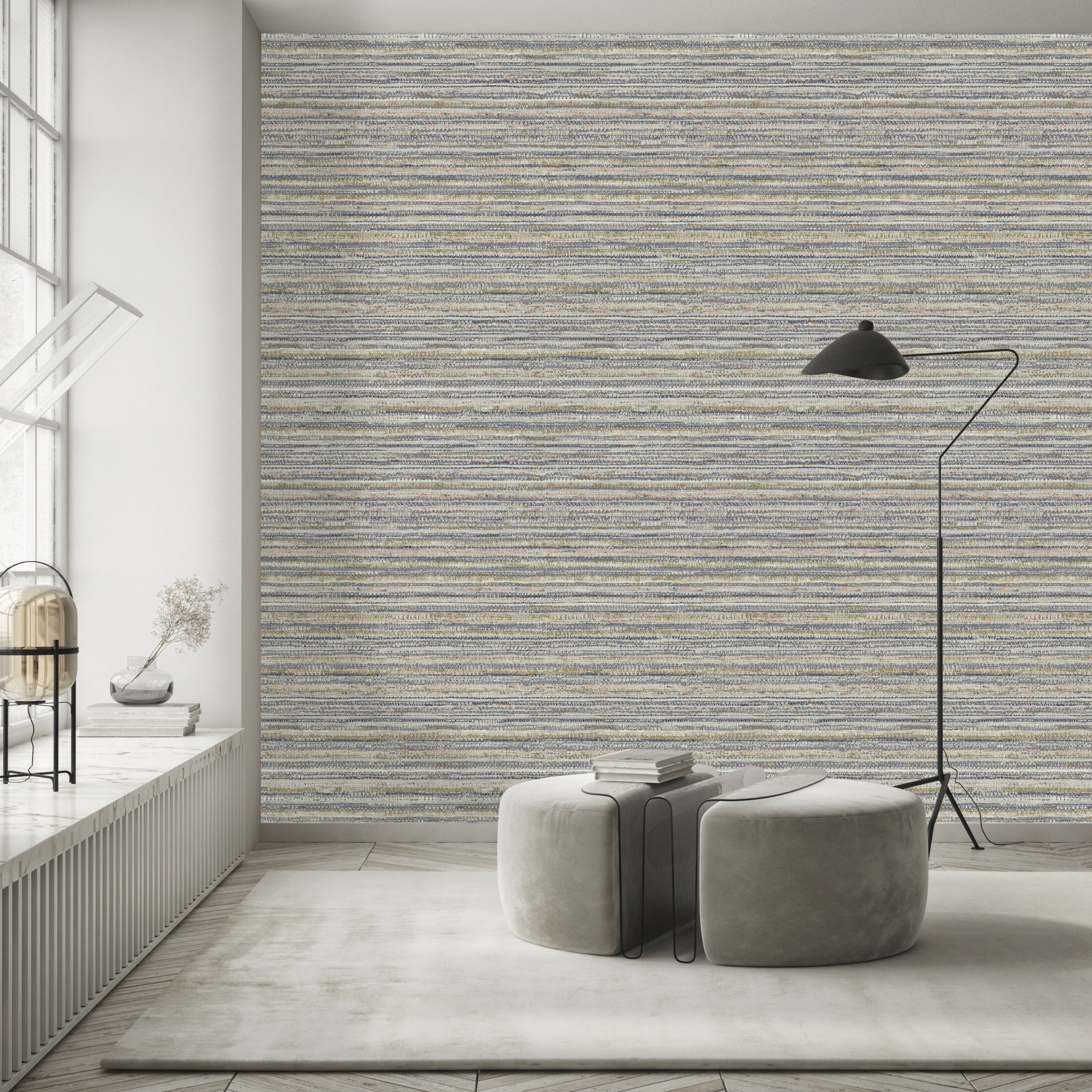 Hookedonwalls Chunky Weaves Chunky Chunky 30604 behang sfeerbeeld