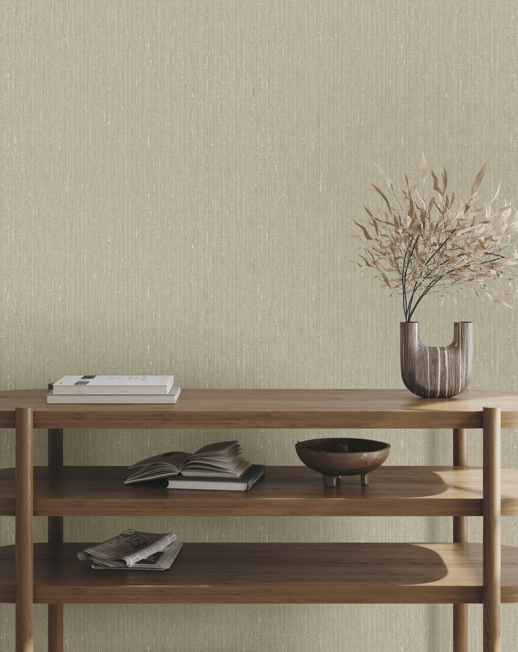 Hookedonwalls Chunky Weaves Dupion 30621 behang sfeerbeeld