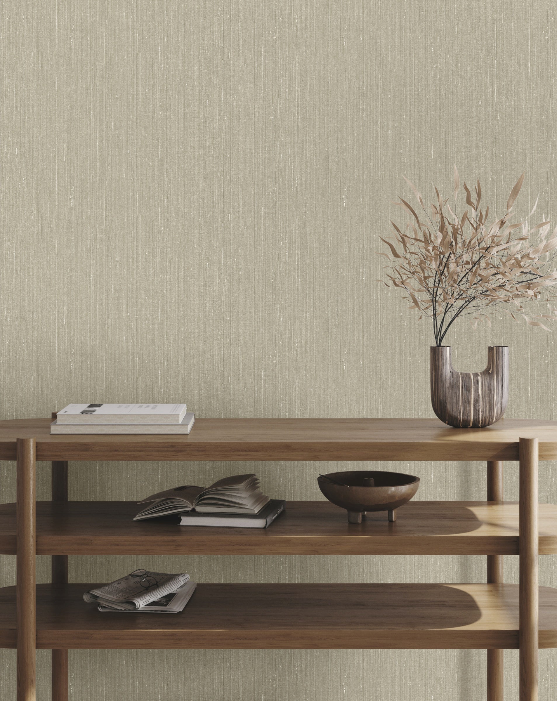 Hookedonwalls Chunky Weaves Dupion 30621 behang sfeerbeeld