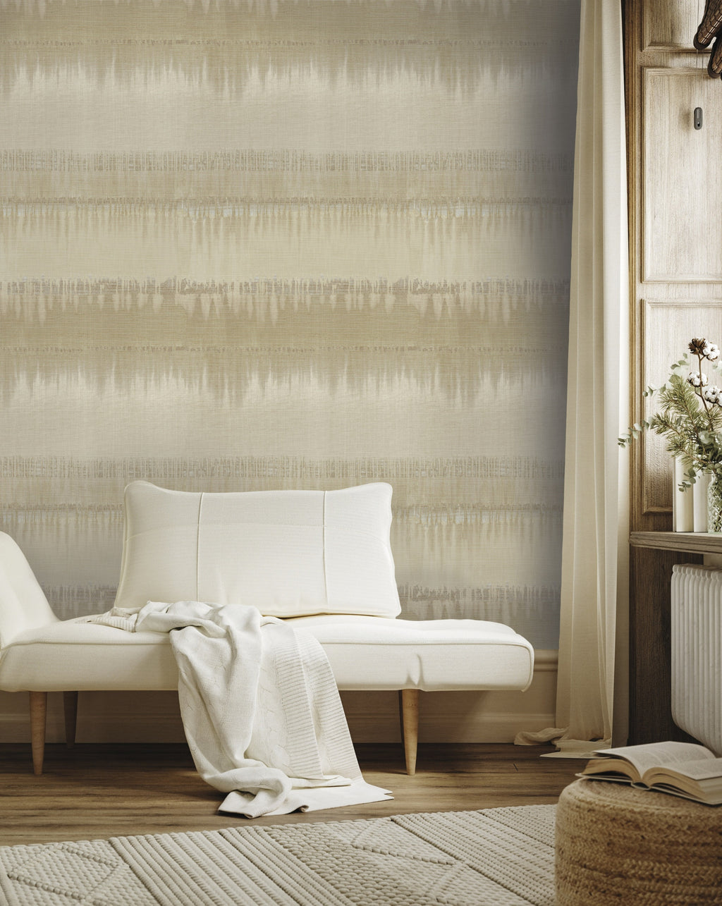Hookedonwalls Natural Chic Cappella 32622 behang sfeerbeeld