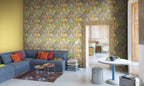 Hookedonwalls Linen Lyrics Kongo 34751 behang sfeerbeeld