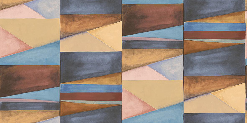 Hookedonwalls Silhouette Color Blocks 34830 behang