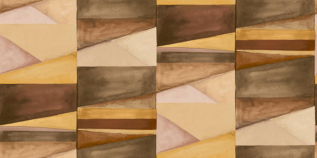 Hookedonwalls Silhouette Color Blocks 34832 behang