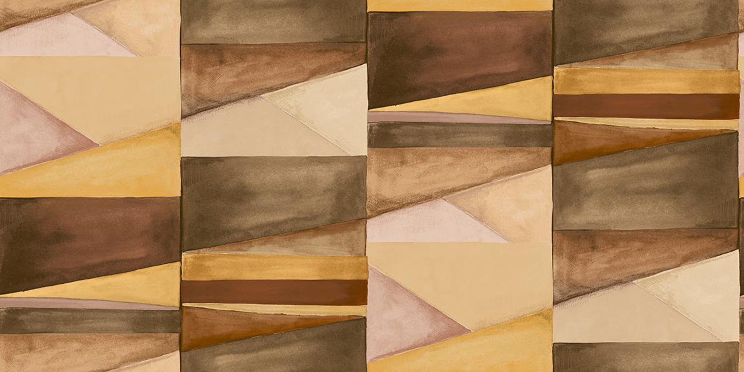 Hookedonwalls Silhouette Color Blocks 34832 behang