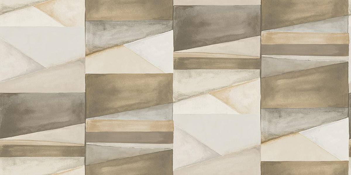 Hookedonwalls Silhouette Color Blocks 34833 behang