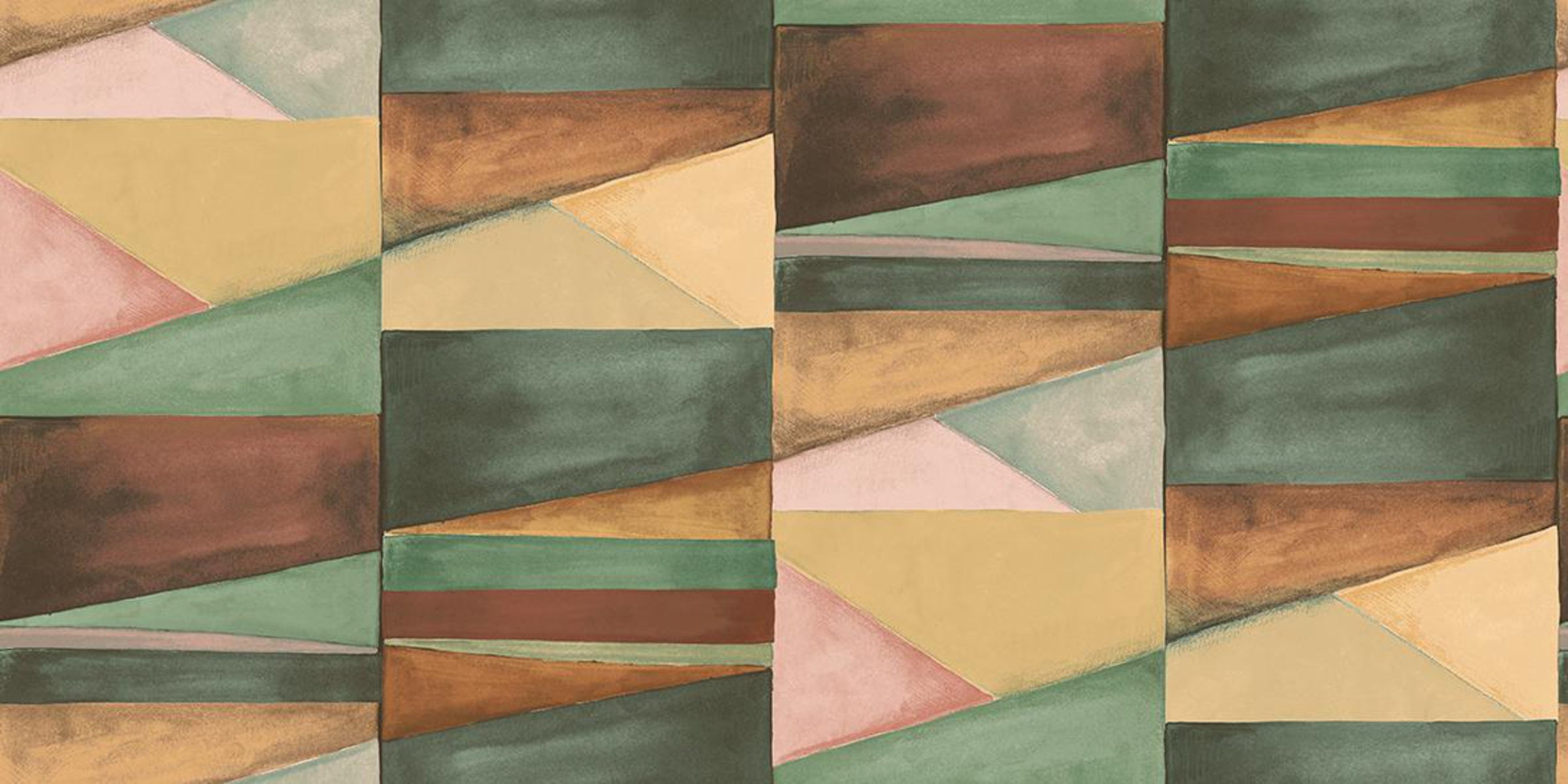 Hookedonwalls Silhouette Color Blocks 34835 behang