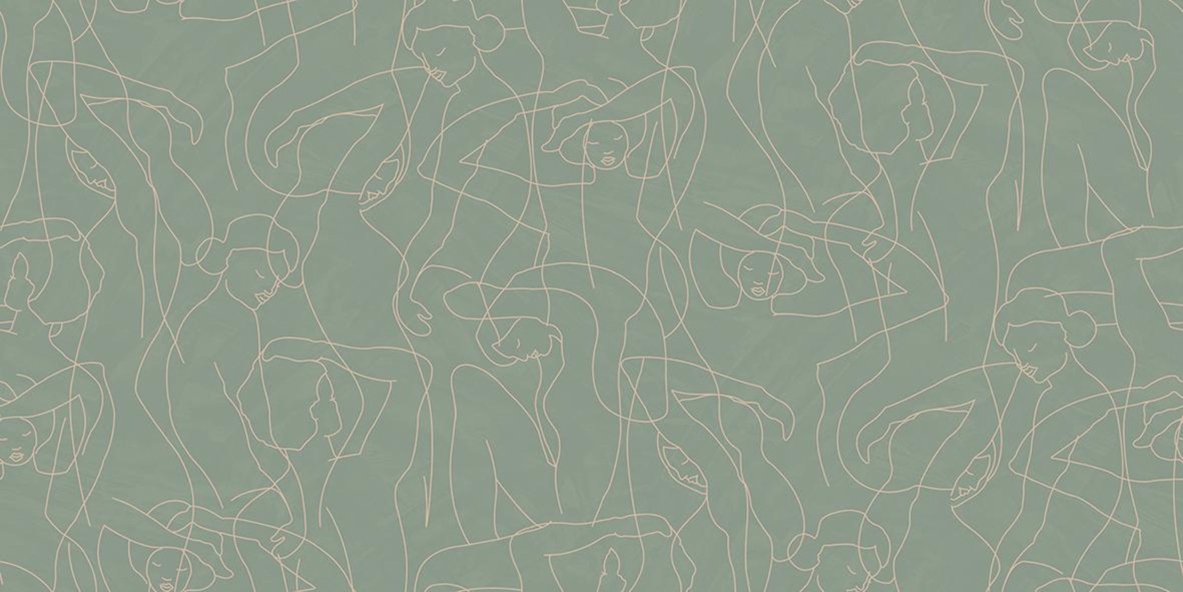Hookedonwalls Silhouette Model Lines 34841 behang