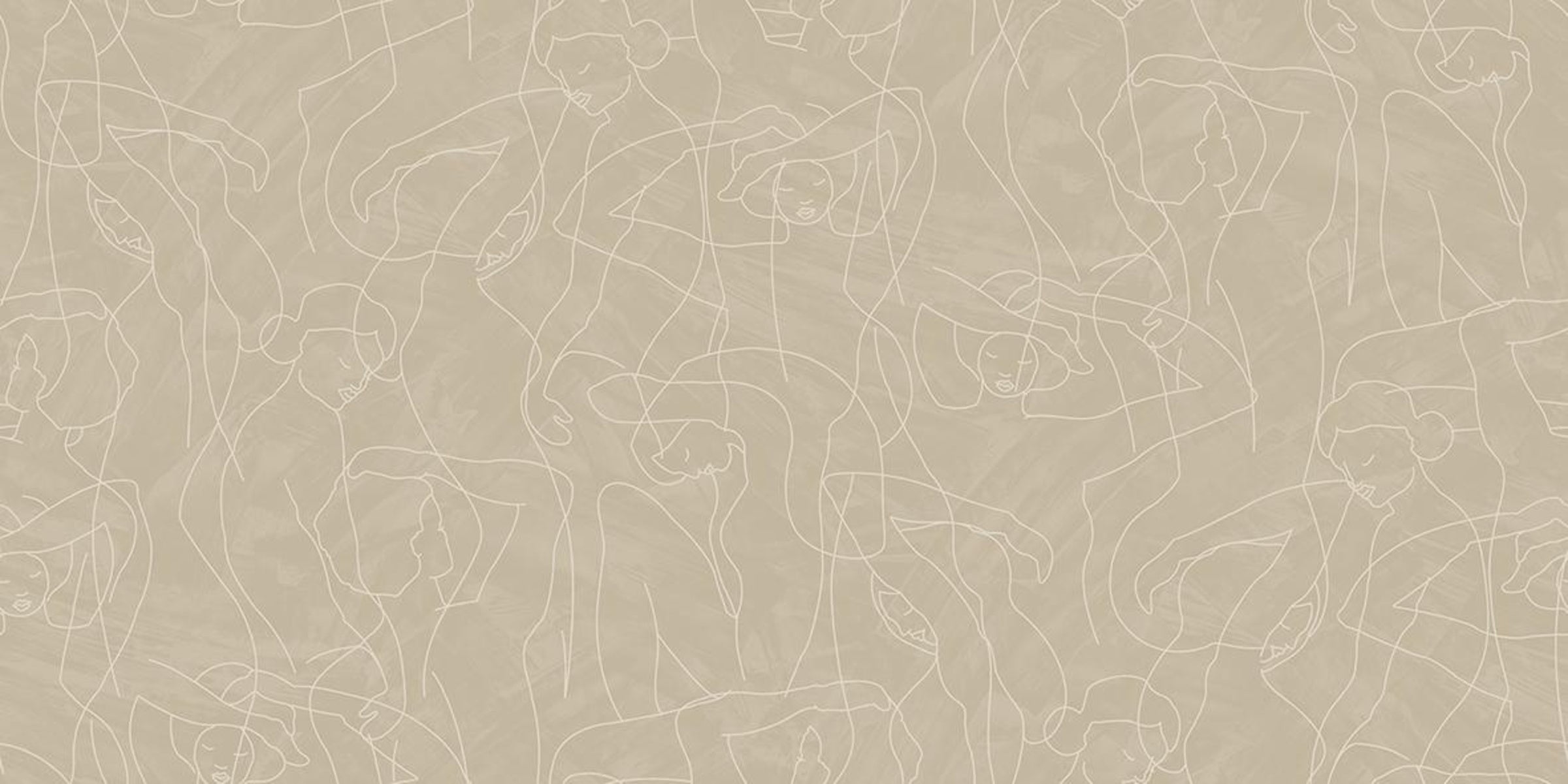 Hookedonwalls Silhouette Model Lines 34844 behang