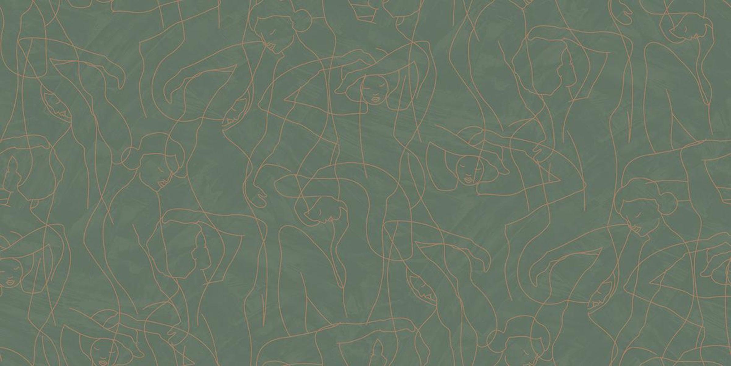 Hookedonwalls Silhouette Model Lines 34847 behang