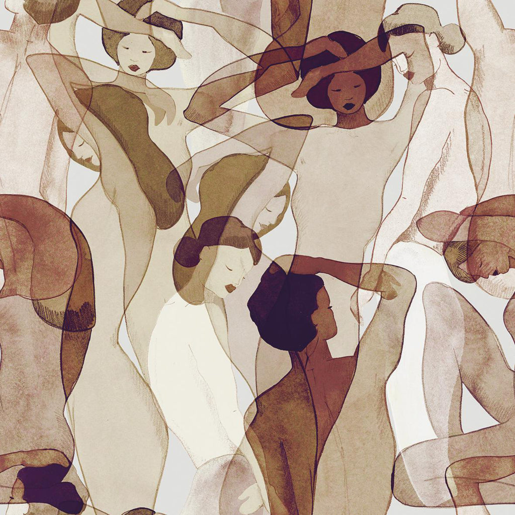 Hookedonwalls Silhouette Models 34870 behang