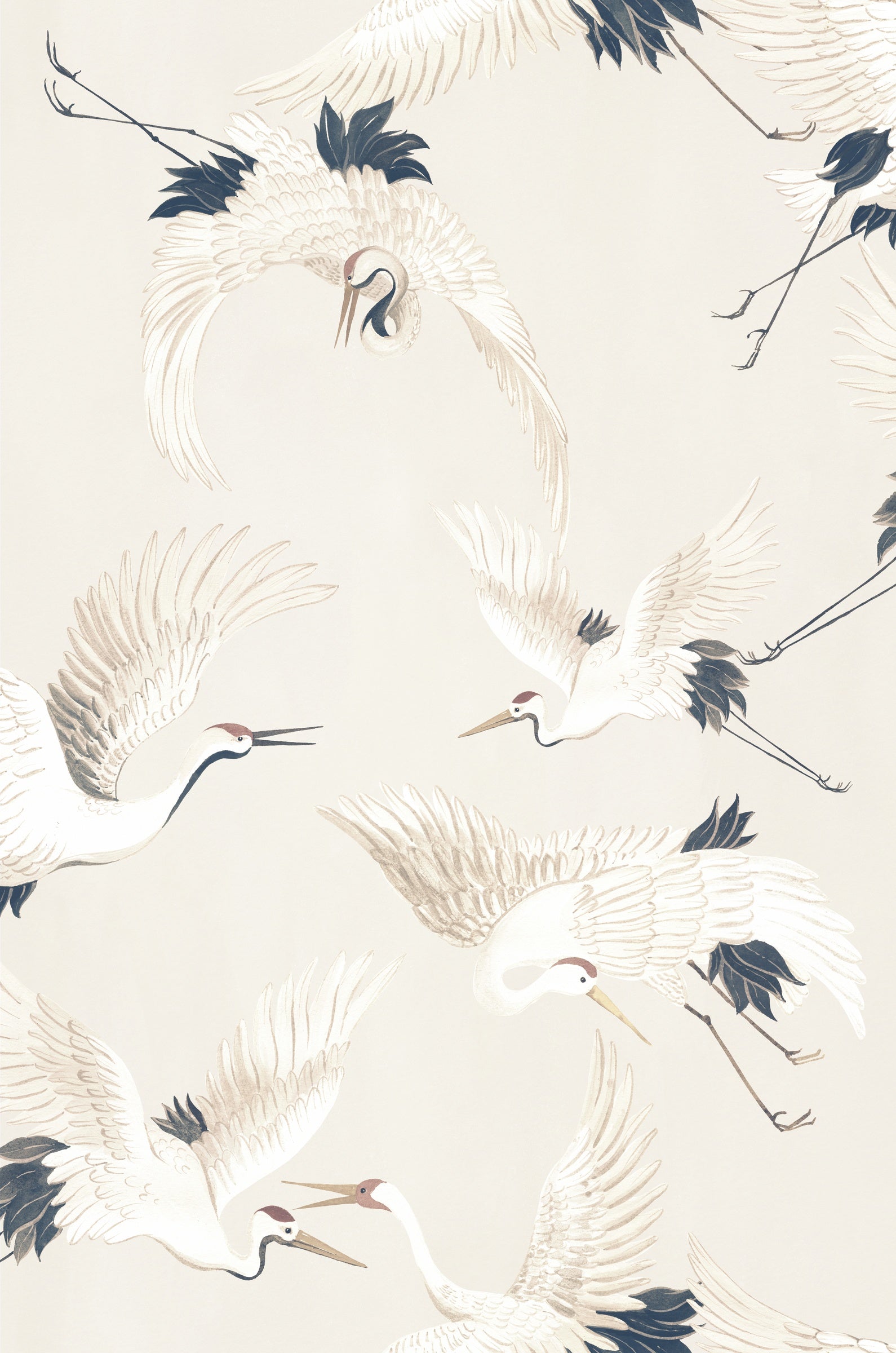 Hookedonwalls Marta Cortese Cranes 37820 behang