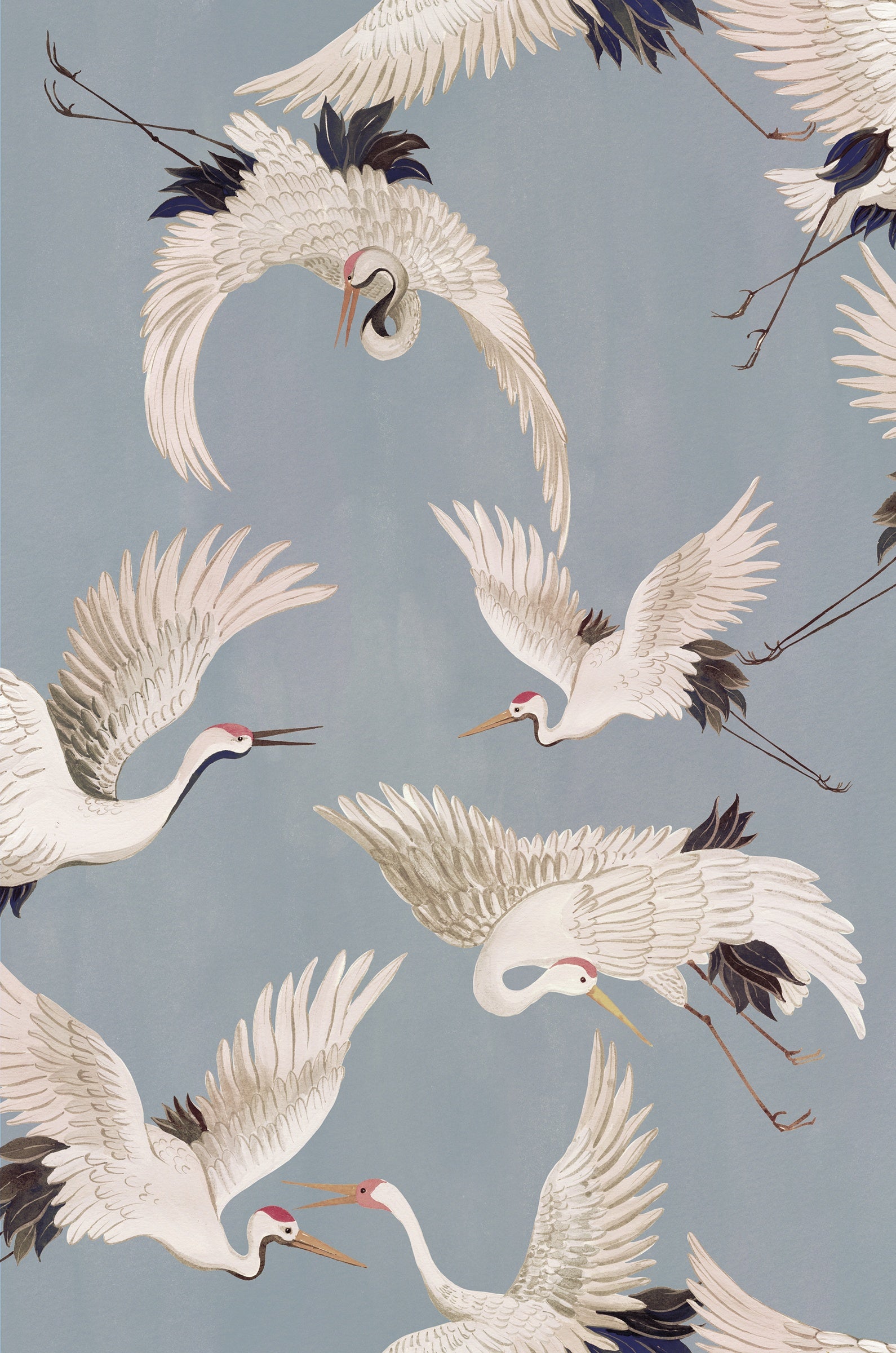 Hookedonwalls Marta Cortese Cranes 37821 behang