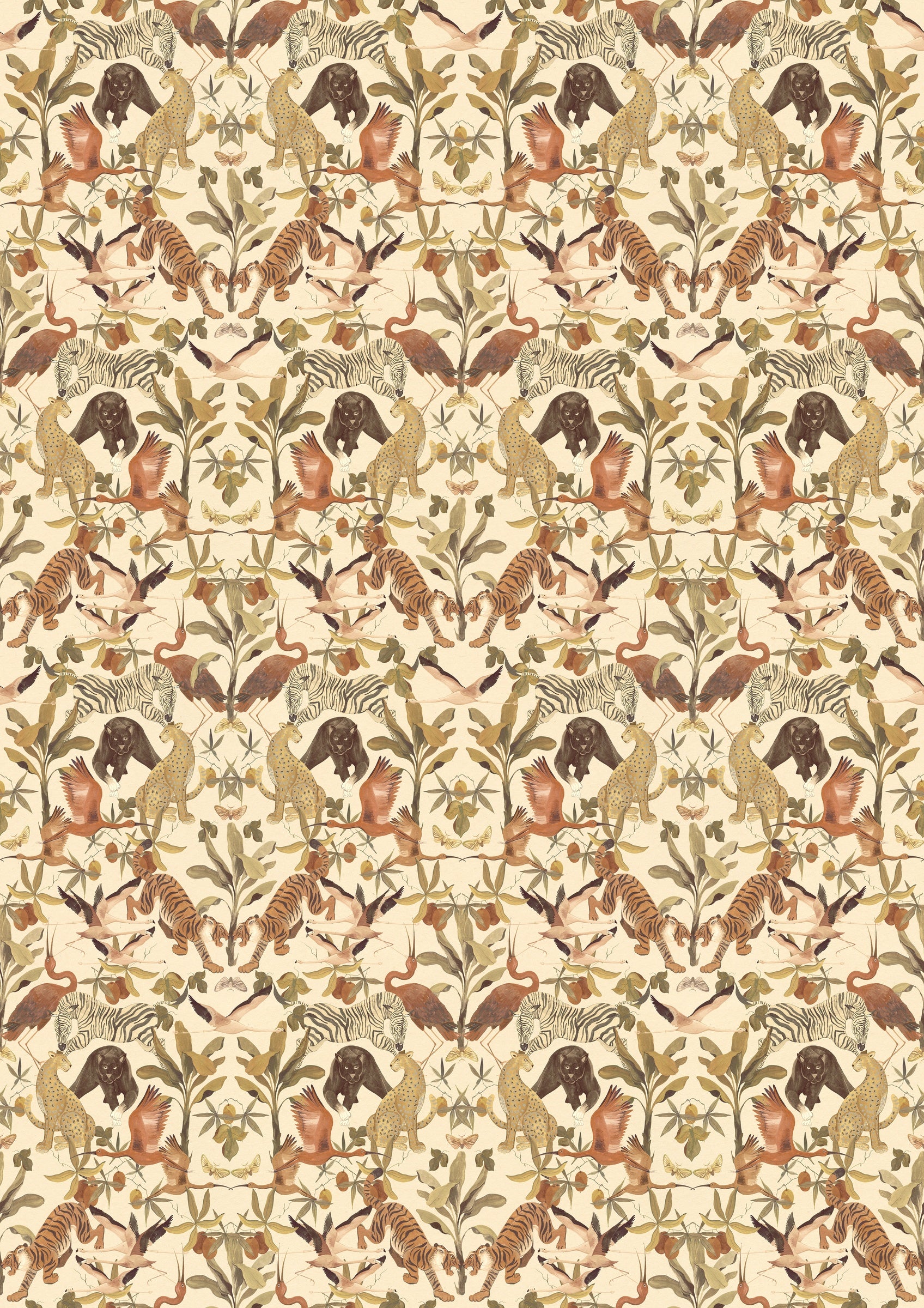 Hookedonwalls Marta Cortese Magic Animals 37851 behang