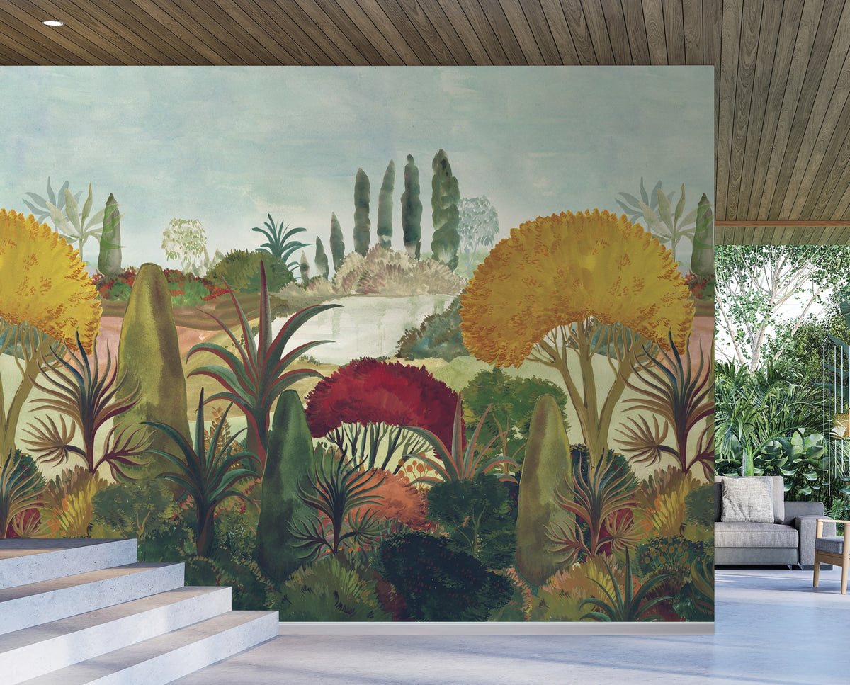 Hookedonwalls Marta Cortese Botanical Landscape 37871 behang sfeerbeeld