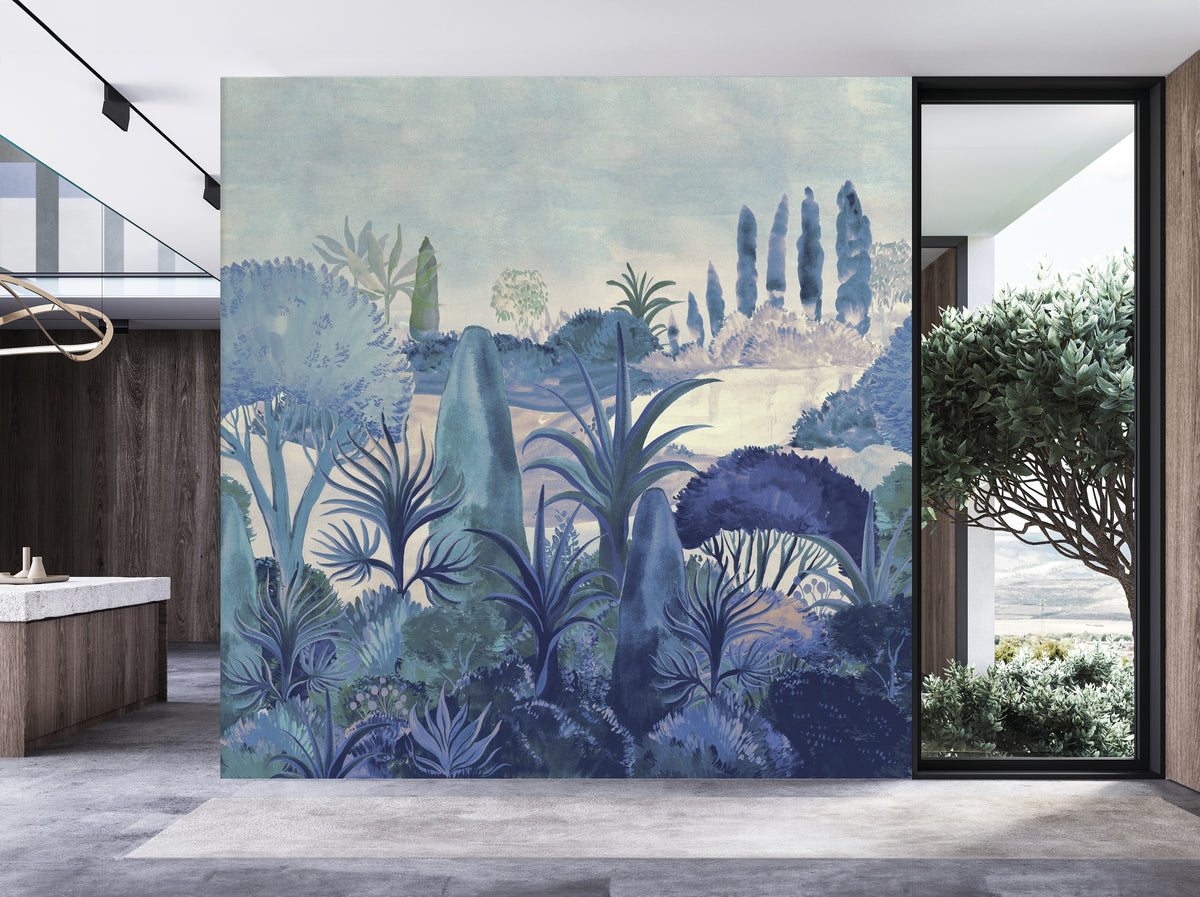 Hookedonwalls Marta Cortese Botanical Landscape 37872 behang sfeerbeeld