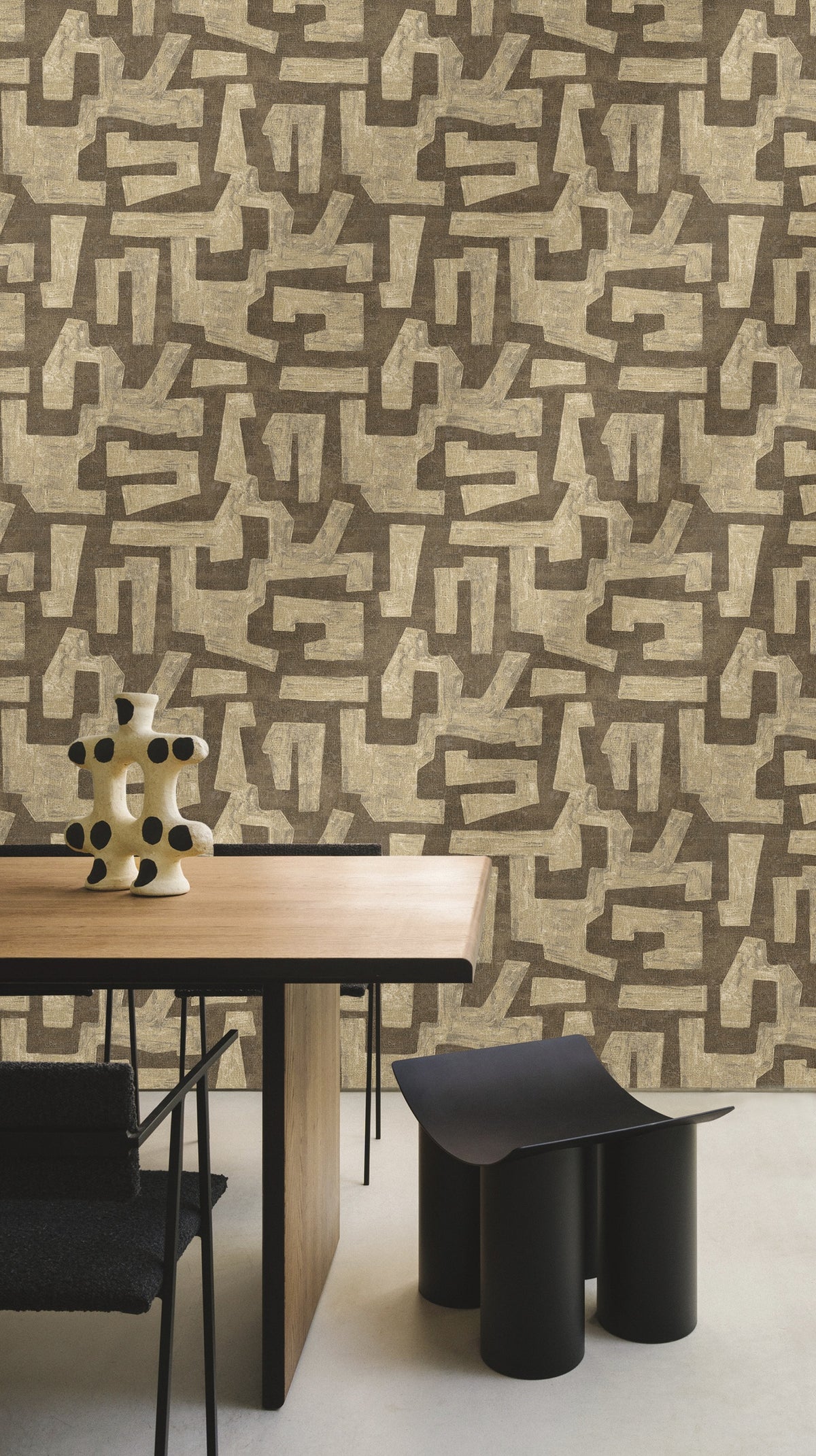 Hookedonwalls Livingstone Maze 53740 behang sfeerbeeld