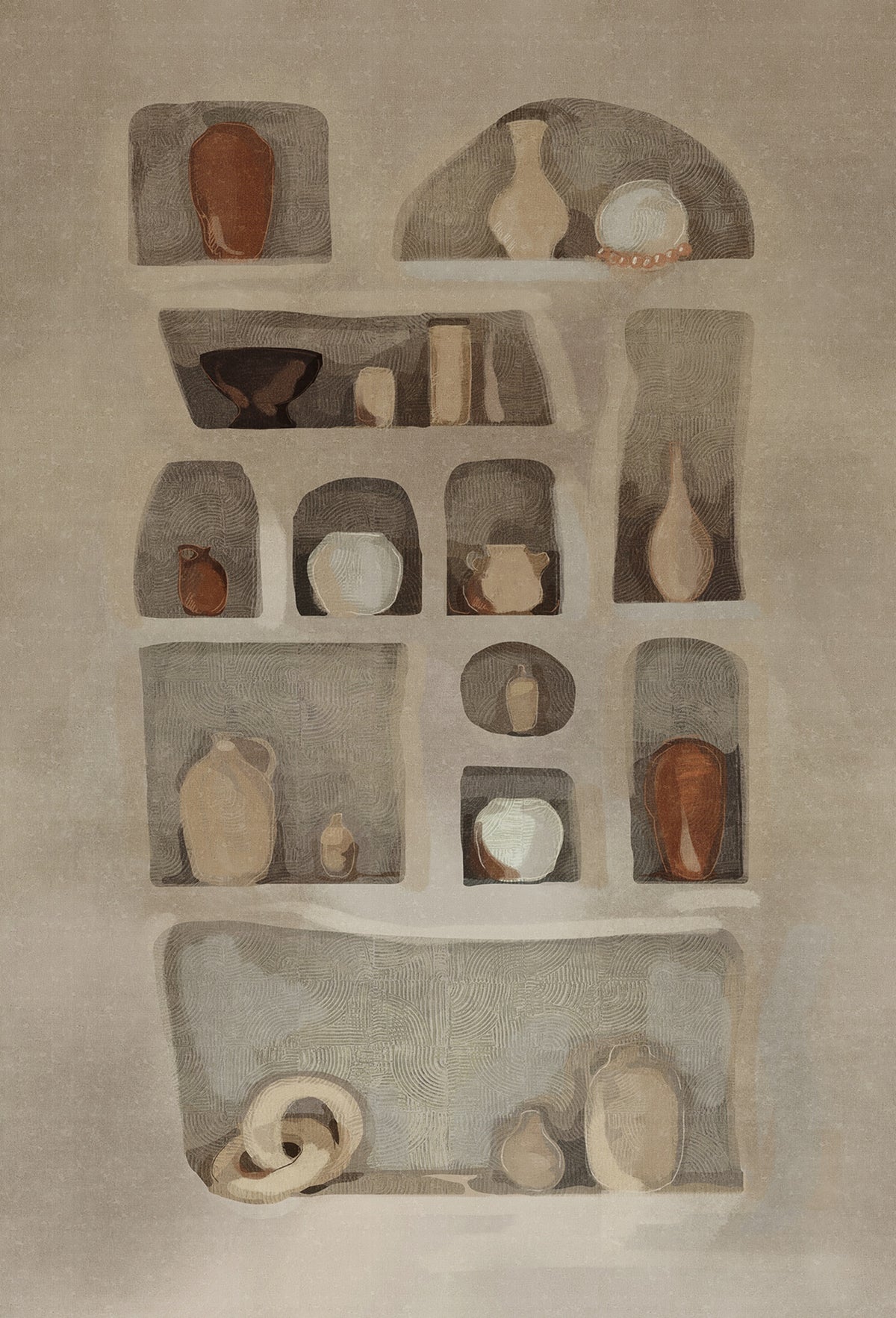 Hookedonwalls Livingstone Earthen Walls 53760 behang