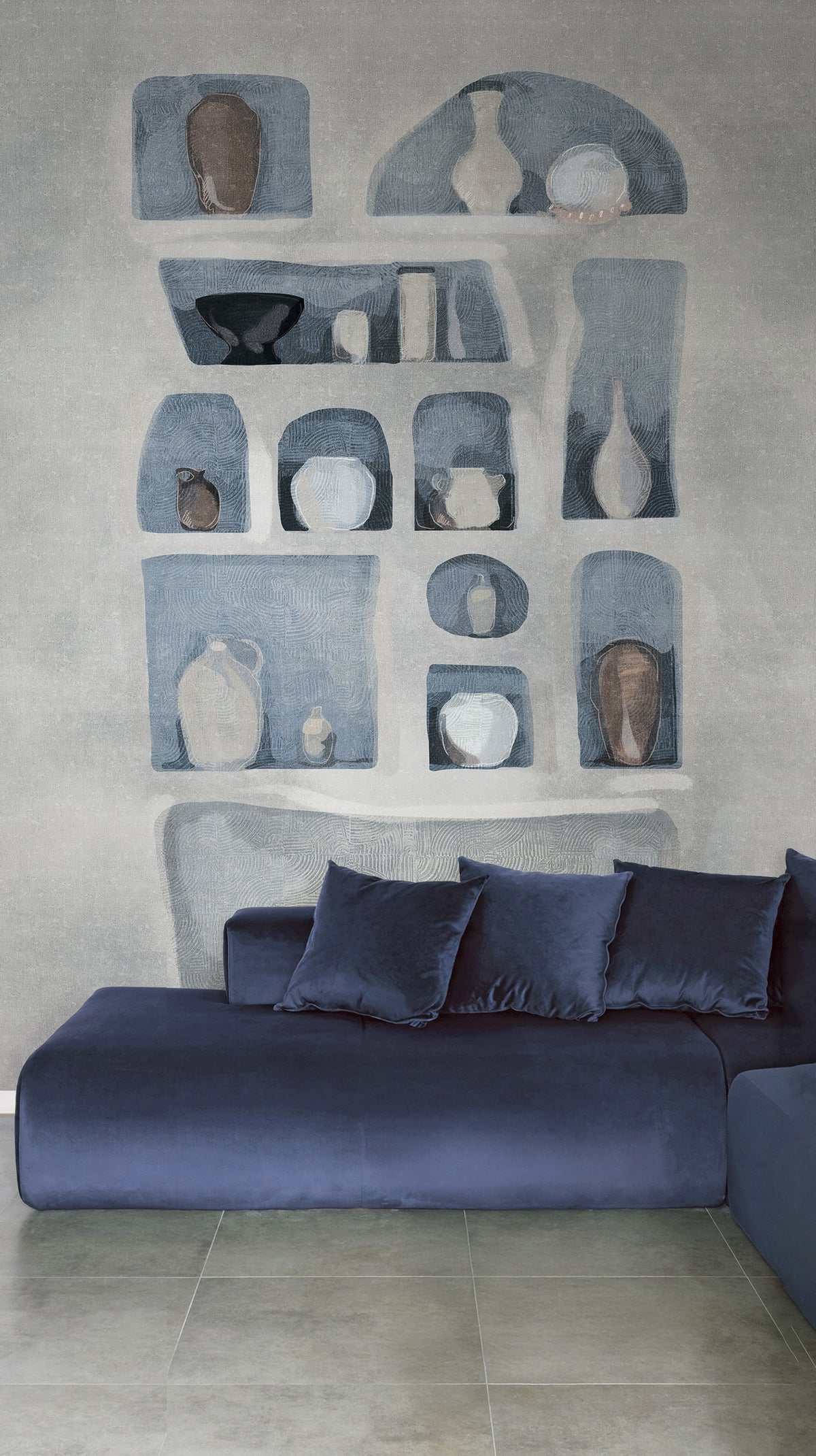 Hookedonwalls Livingstone Earthen Walls 53761 behang sfeerbeeld