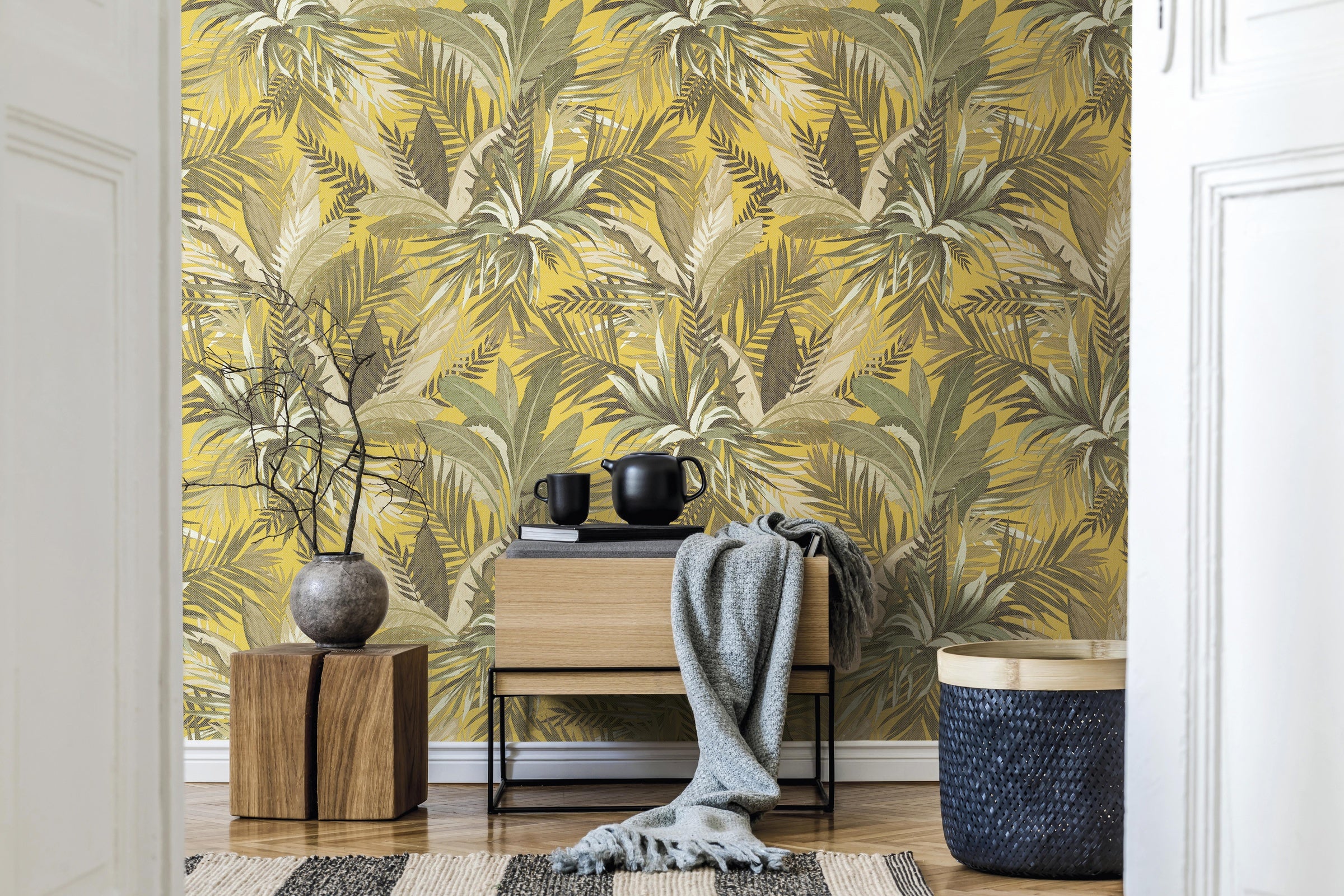 Hookedonwalls Lemuria 60613 behang sfeerbeeld