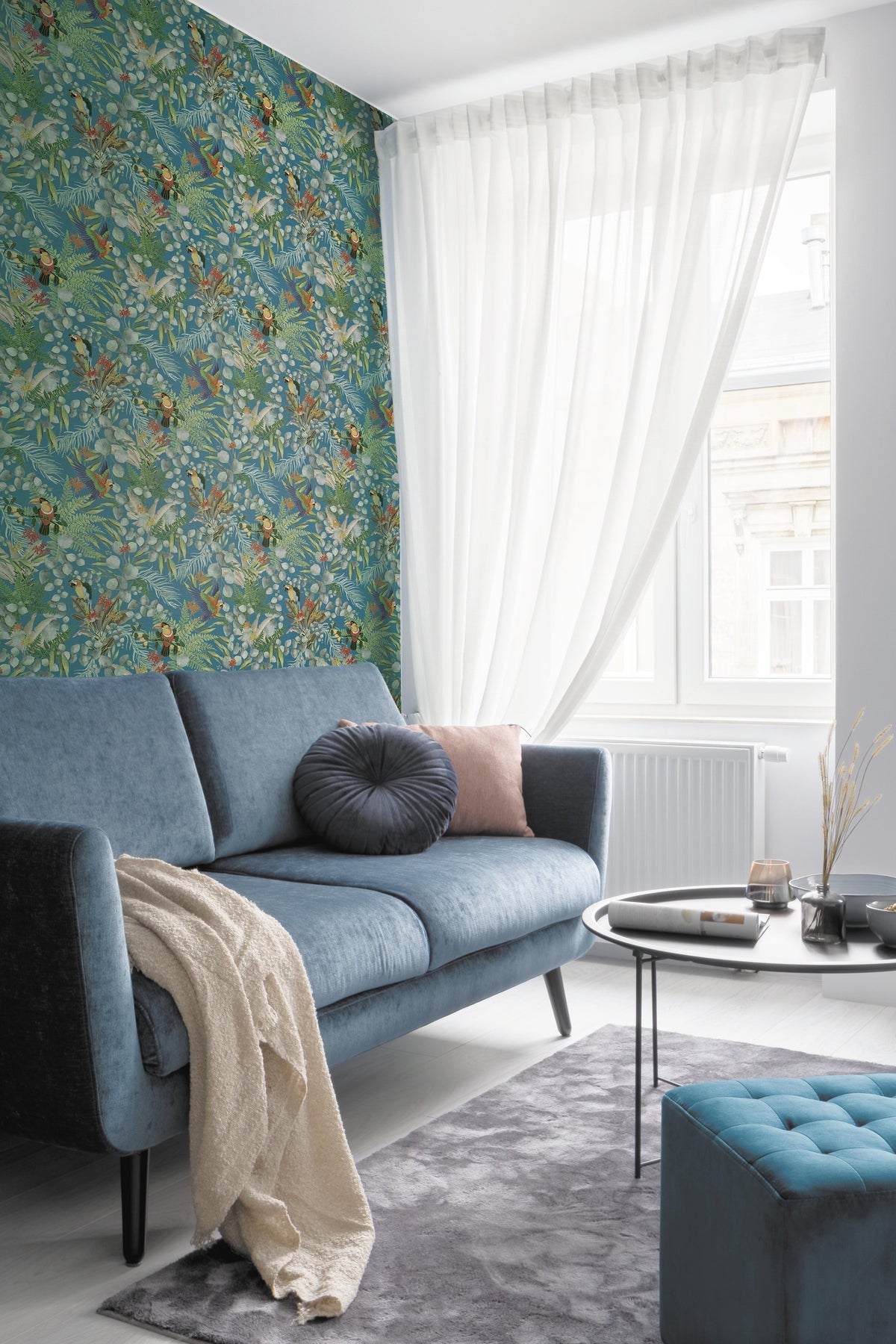 Hookedonwalls Lemuria 60622 behang sfeerbeeld