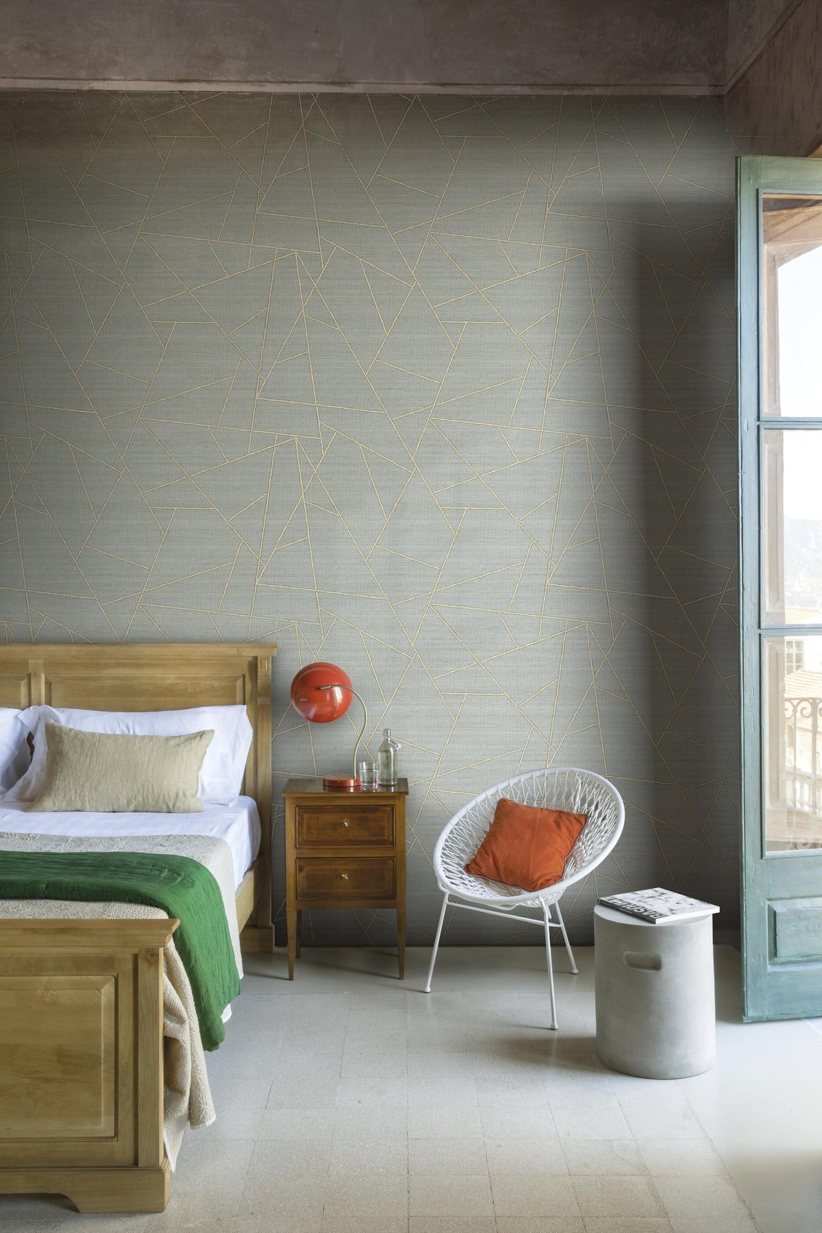 Hookedonwalls JV 602 Jaipur Patchwork Tropical 6821 behang sfeerbeeld