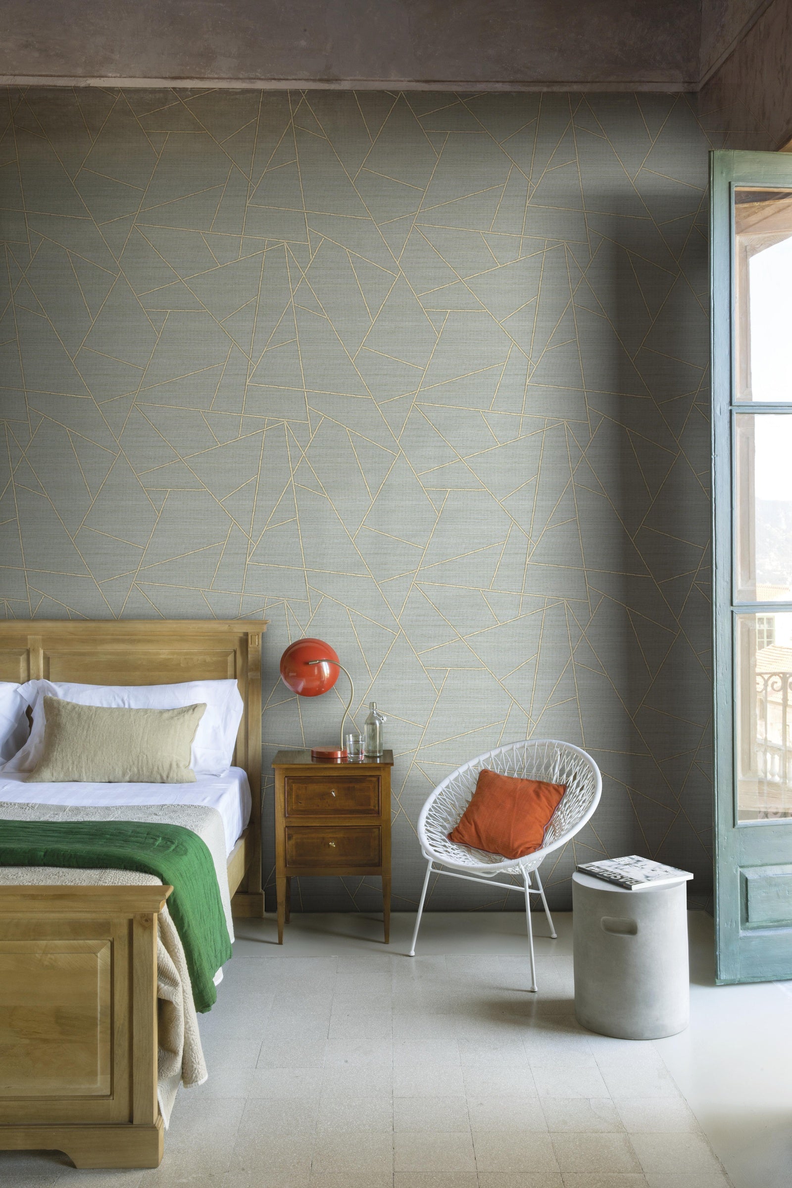 Hookedonwalls JV 602 Jaipur Patchwork Tropical 6821 behang sfeerbeeld