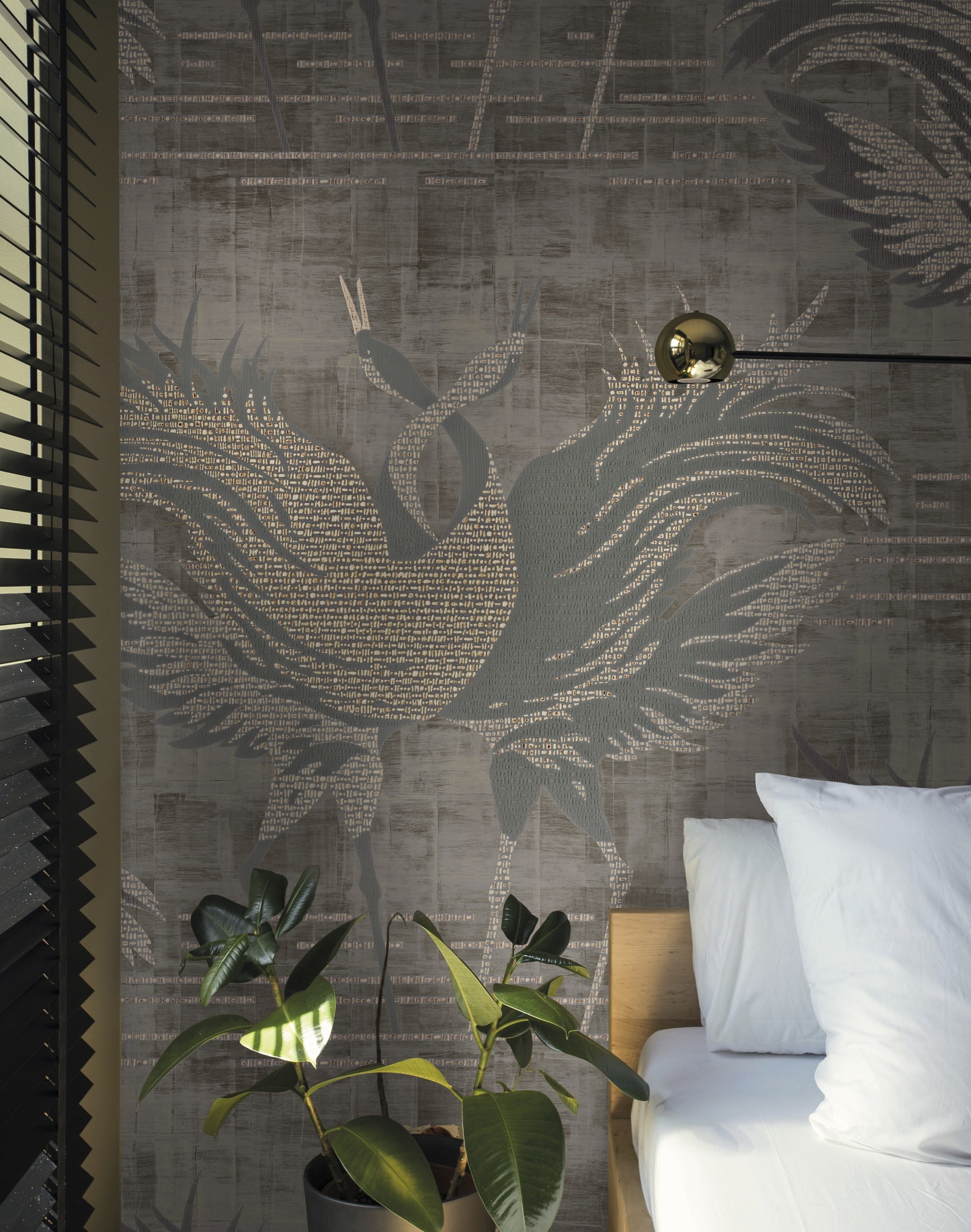 Hookedonwalls JV 904 Stardust Tsuruimidai 7501 behang sfeerbeeld