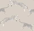 Hookedonwalls Scalamandre Leaping Cheetah JV26022 behang